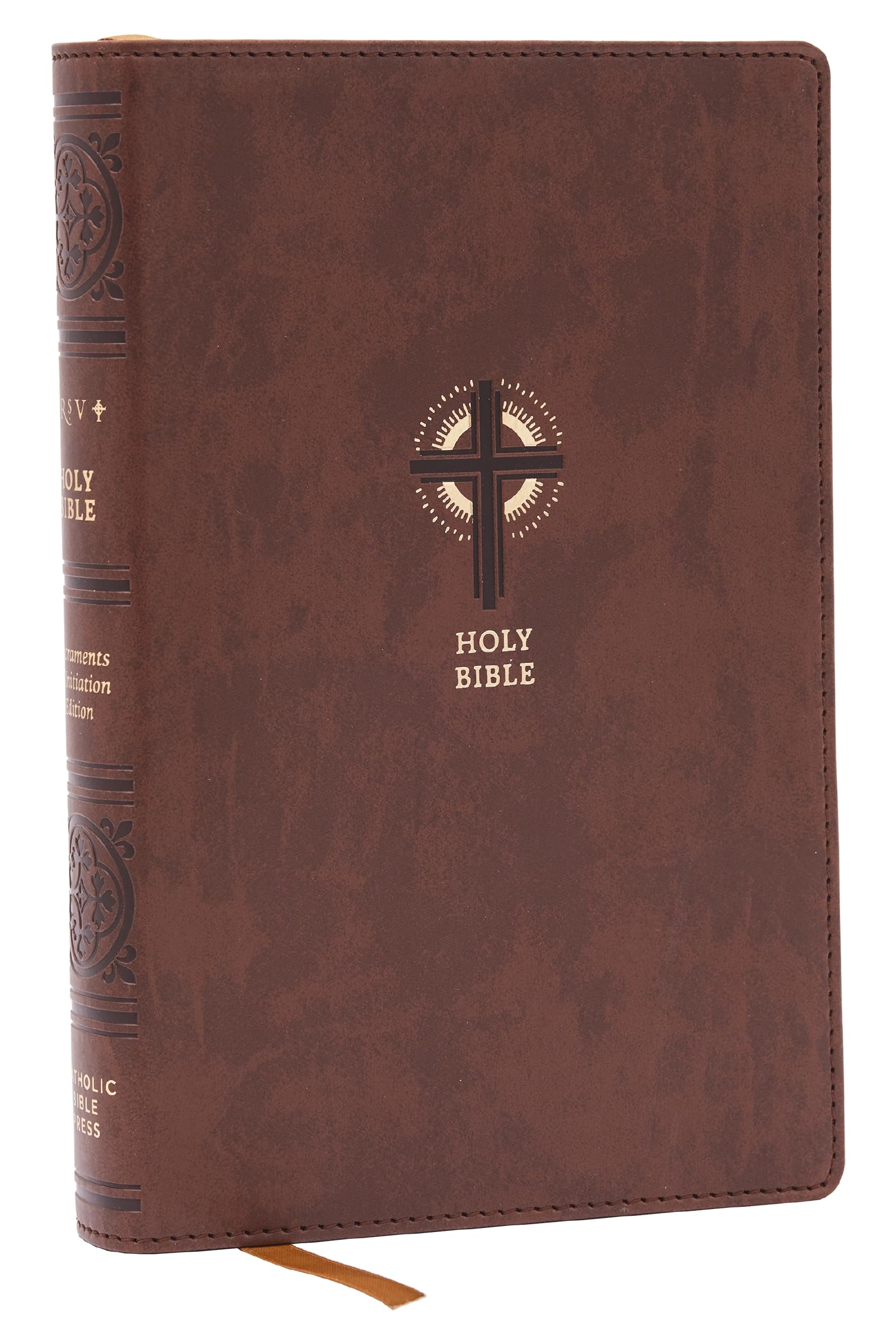 NRSVCE Sacraments of Initiation Catholic Bible, Brown Leathersoft, Comfort Print: New Revised Standard Version, Brown, Leathersoft, Catholic Commemorative Edition, Anglicised Text Religion & Esotericism