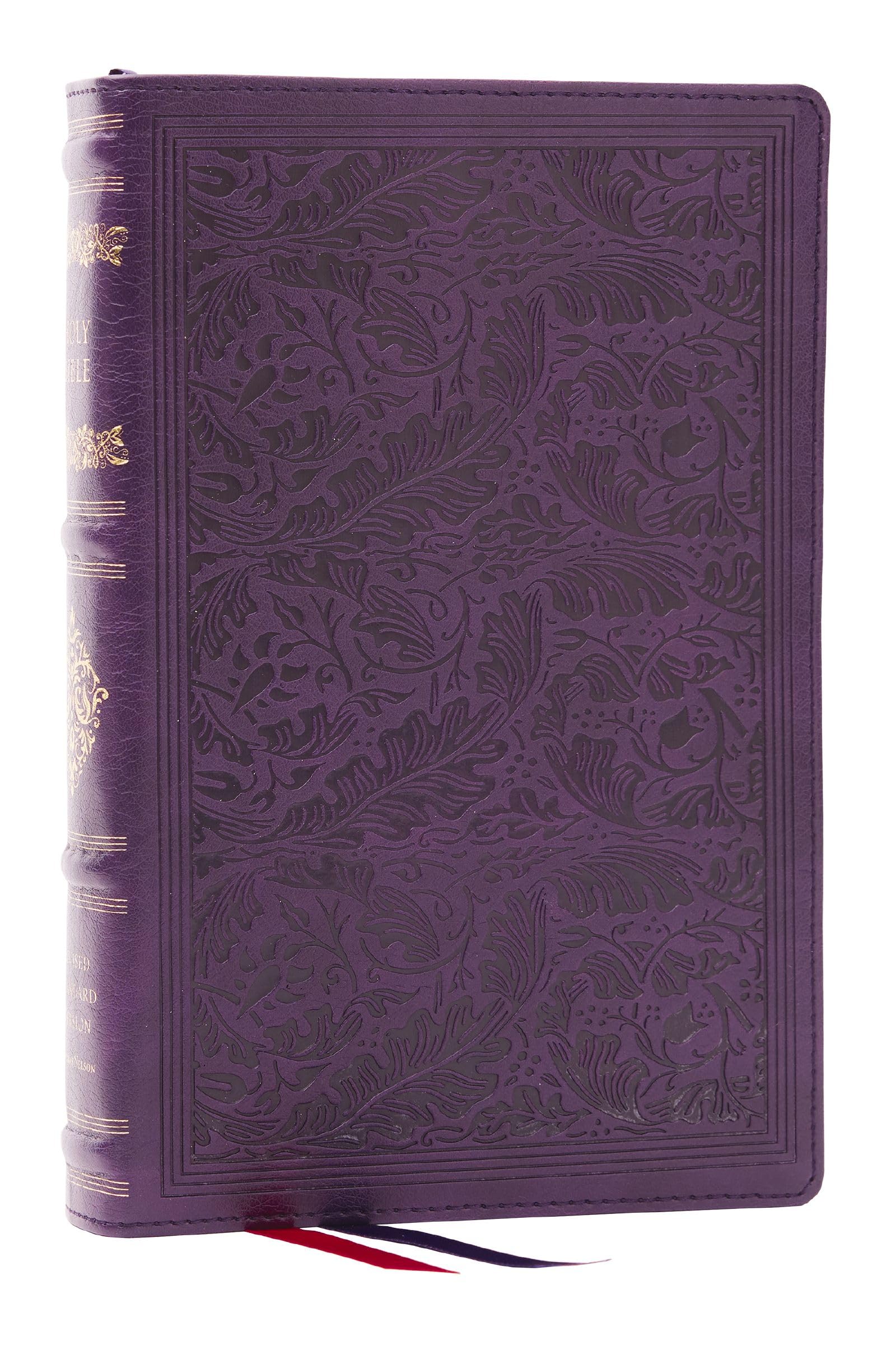 RSV Personal Size Bible with Cross References, Purple Leathersoft, (Sovereign Collection) Religion & Esotericism