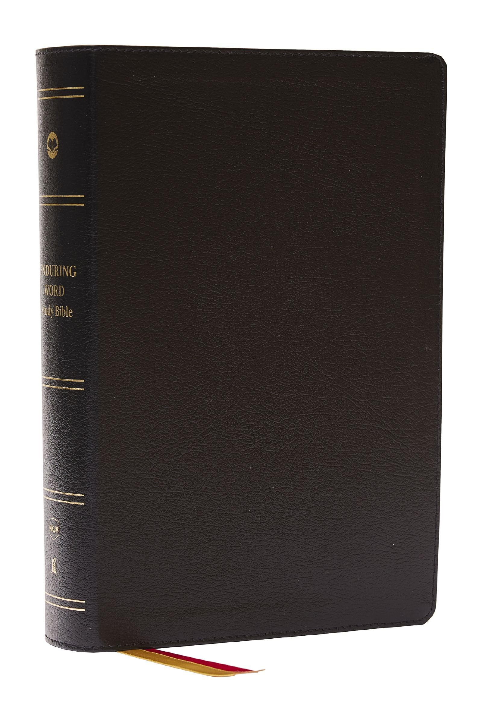 Enduring Word Study Bible: Pastoral Commentary from Every Chapter of the Bible (NKJV, Black Bonded Leather, Red Letter, Comfort Print) Religion & Esotericism