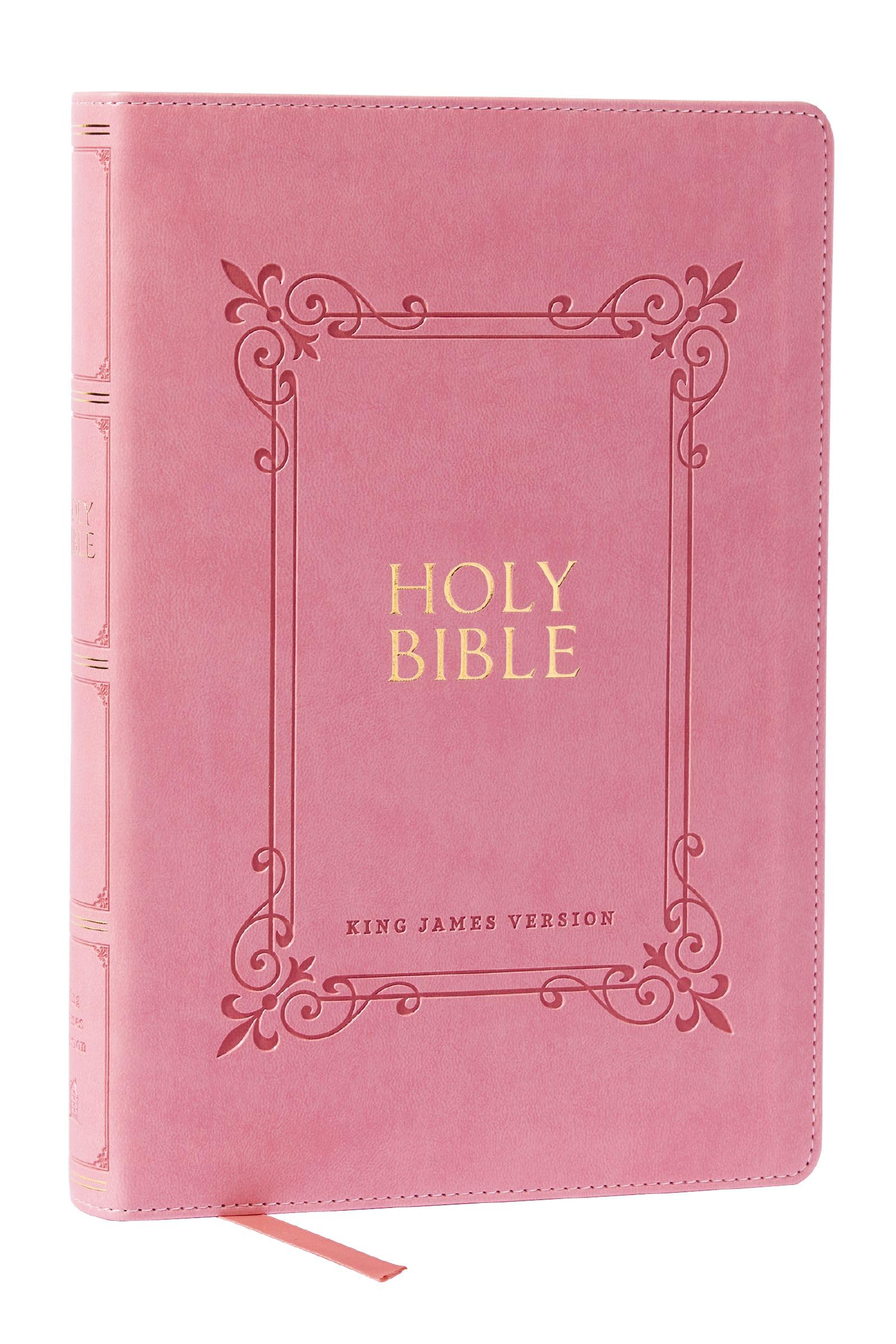 KJV Holy Bible: Large Print with 53,000 Center-Column Cross References, Pink Leathersoft, Red Letter, Comfort Print (Thumb Indexed): King James Version Politics & History