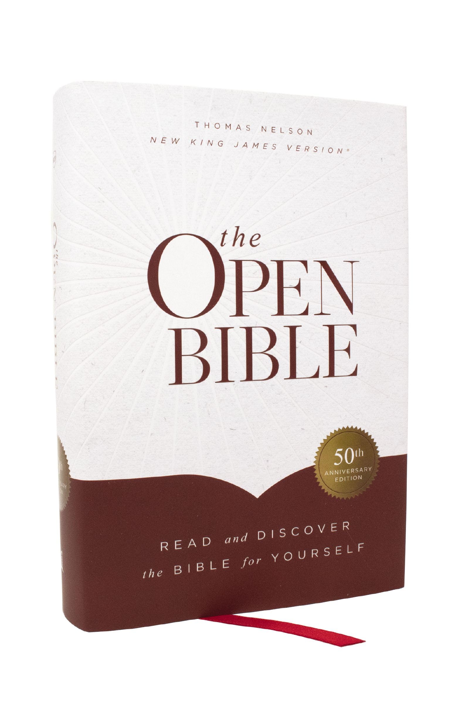 The Open Bible: Read and Discover the Bible for Yourself (NKJV, Hardcover, Red Letter, Comfort Print): The Open Bible: Nkjv, Read and Discover the Bible for Yourself, Red Letter, Comfort Print Religion & Esotericism