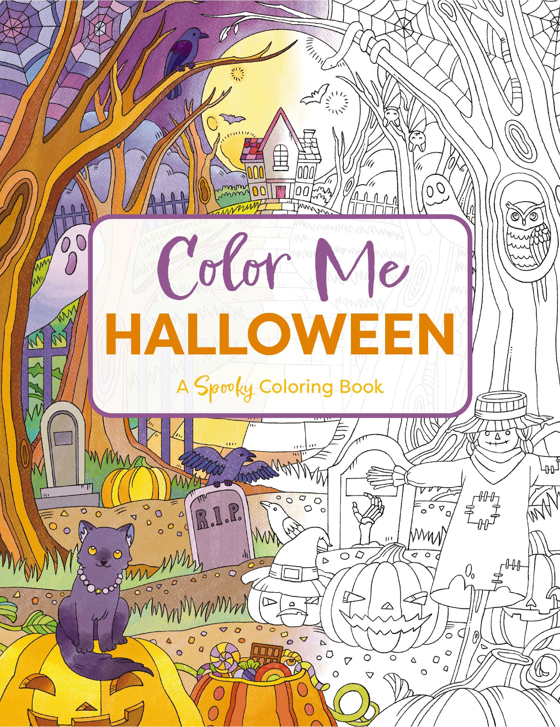 COLOR ME HALLOWEEN SC: A Spooky Coloring Book (Color Me Coloring Books) Hobbies & Crafts
