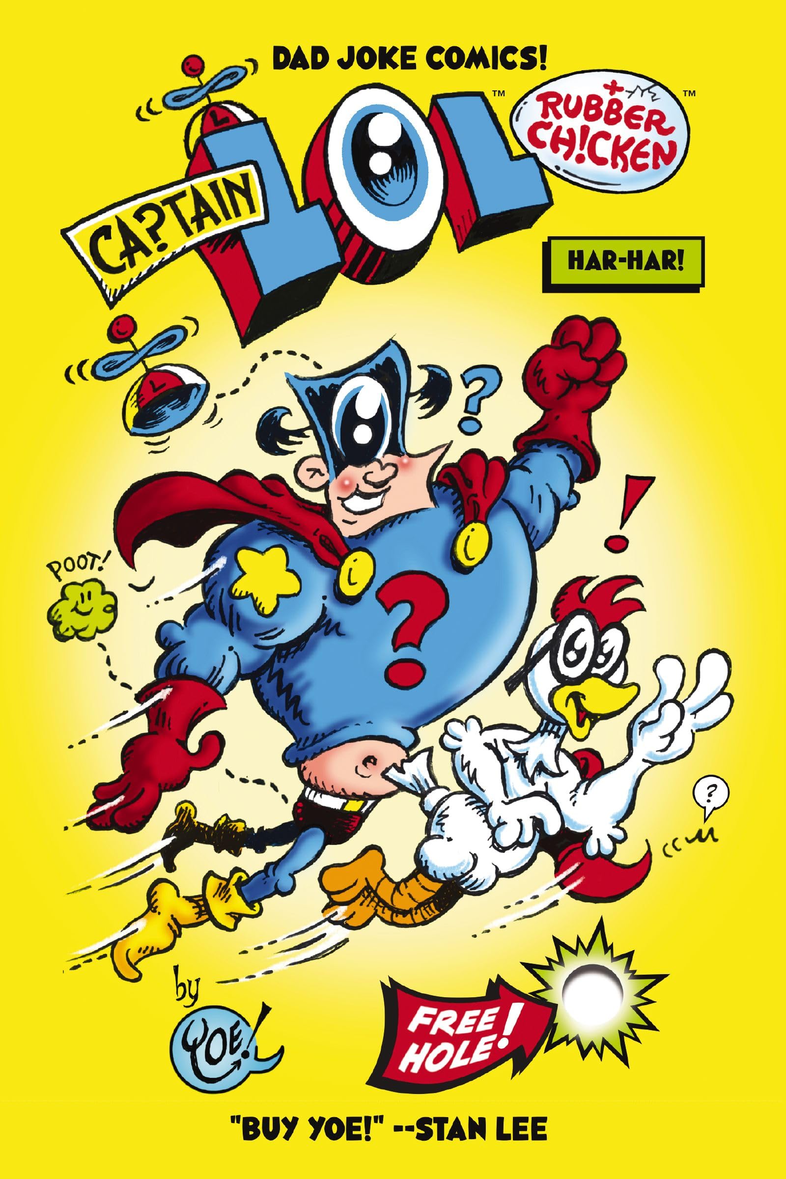 Captain LOL and Rubber Chicken: Har Har (Dad Joke Comics) Manga