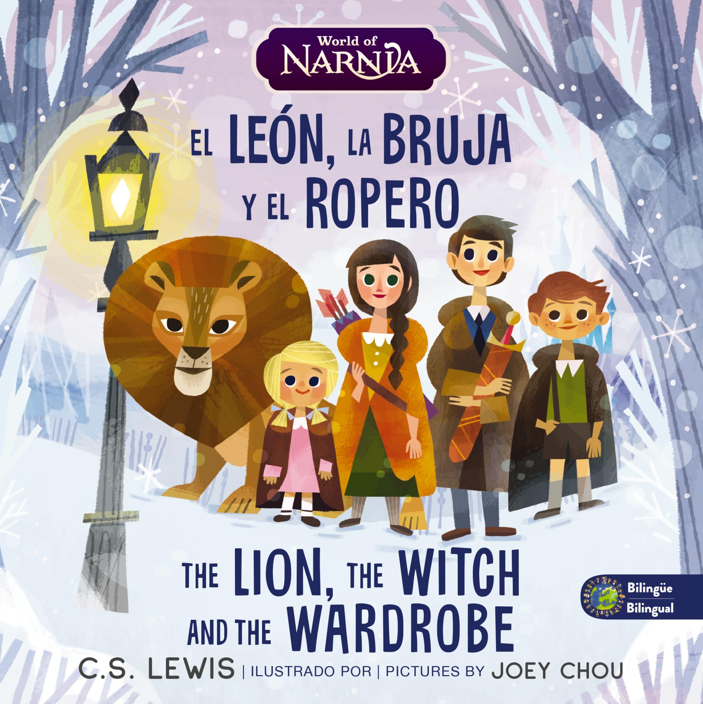 The Lion, the Witch, and the Wardrobe/ El león, la bruja y el ropero, Bilingual Board Book (Las Crónicas de Narnia) Fantasy & Sci-Fi