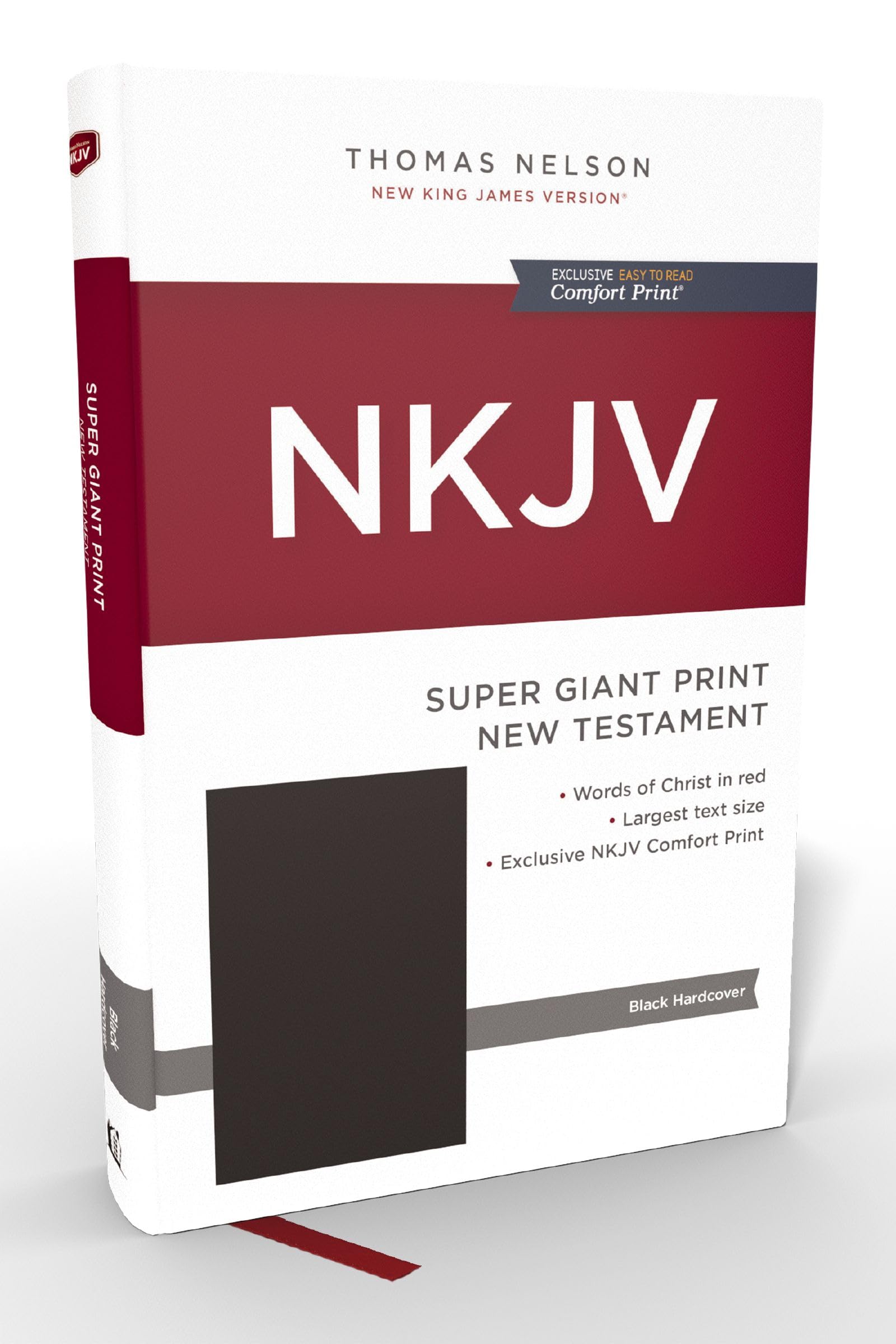 NKJV Super Giant Print New Testament, Hardcover, Red Letter, Comfort Print: Nkjv Super Giant Print New Testament, Red Letter, Comfort Print Religion & Esotericism