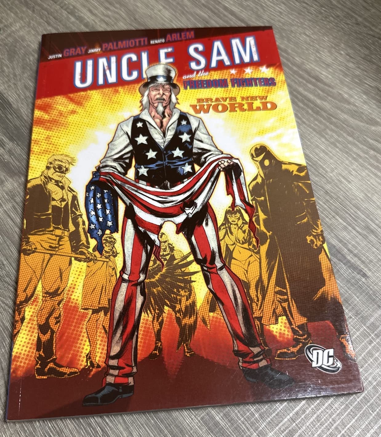 Uncle Sam and the Freedom Fighters: Brave New World Manga