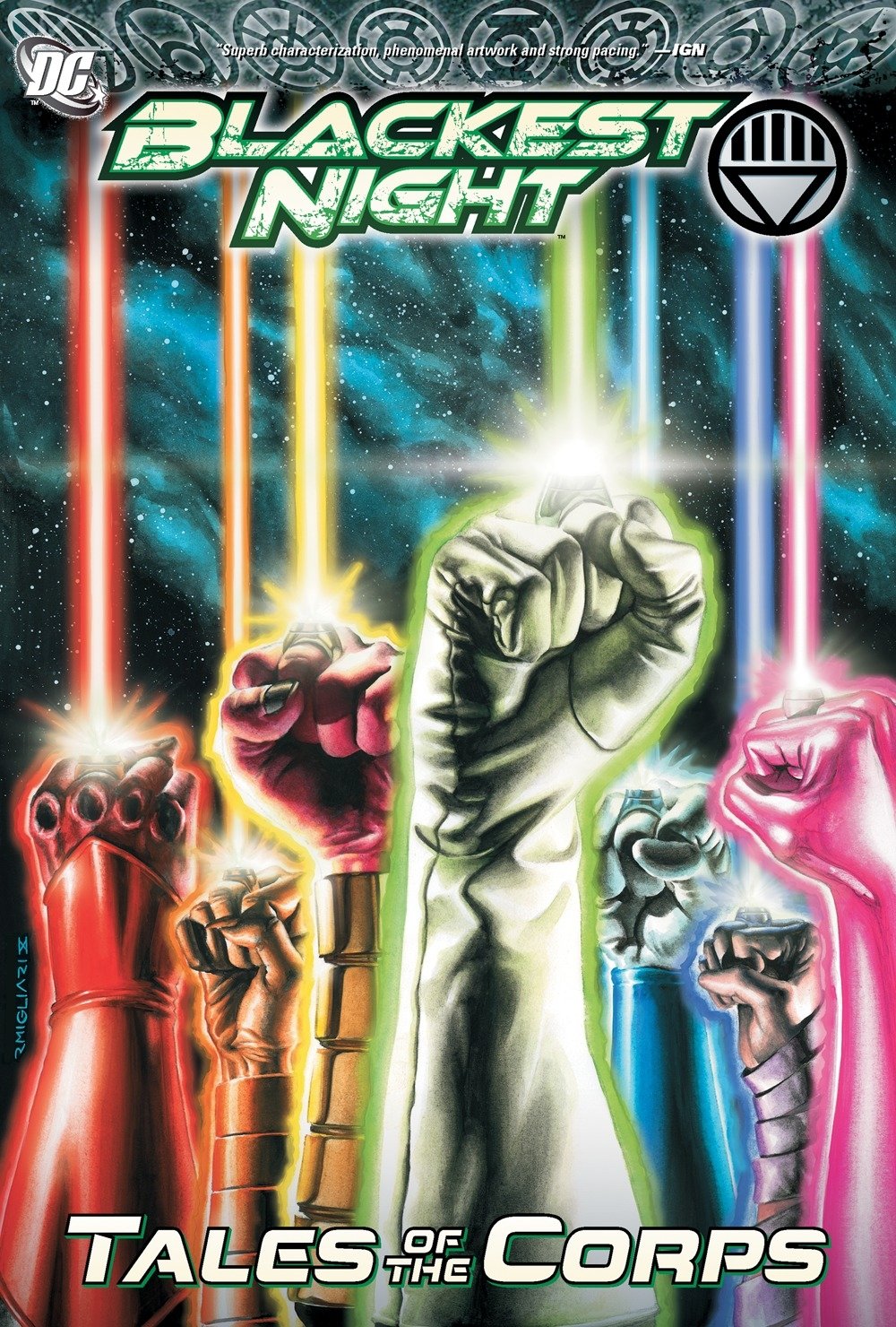 Blackest Night: Tales of the Corps Manga
