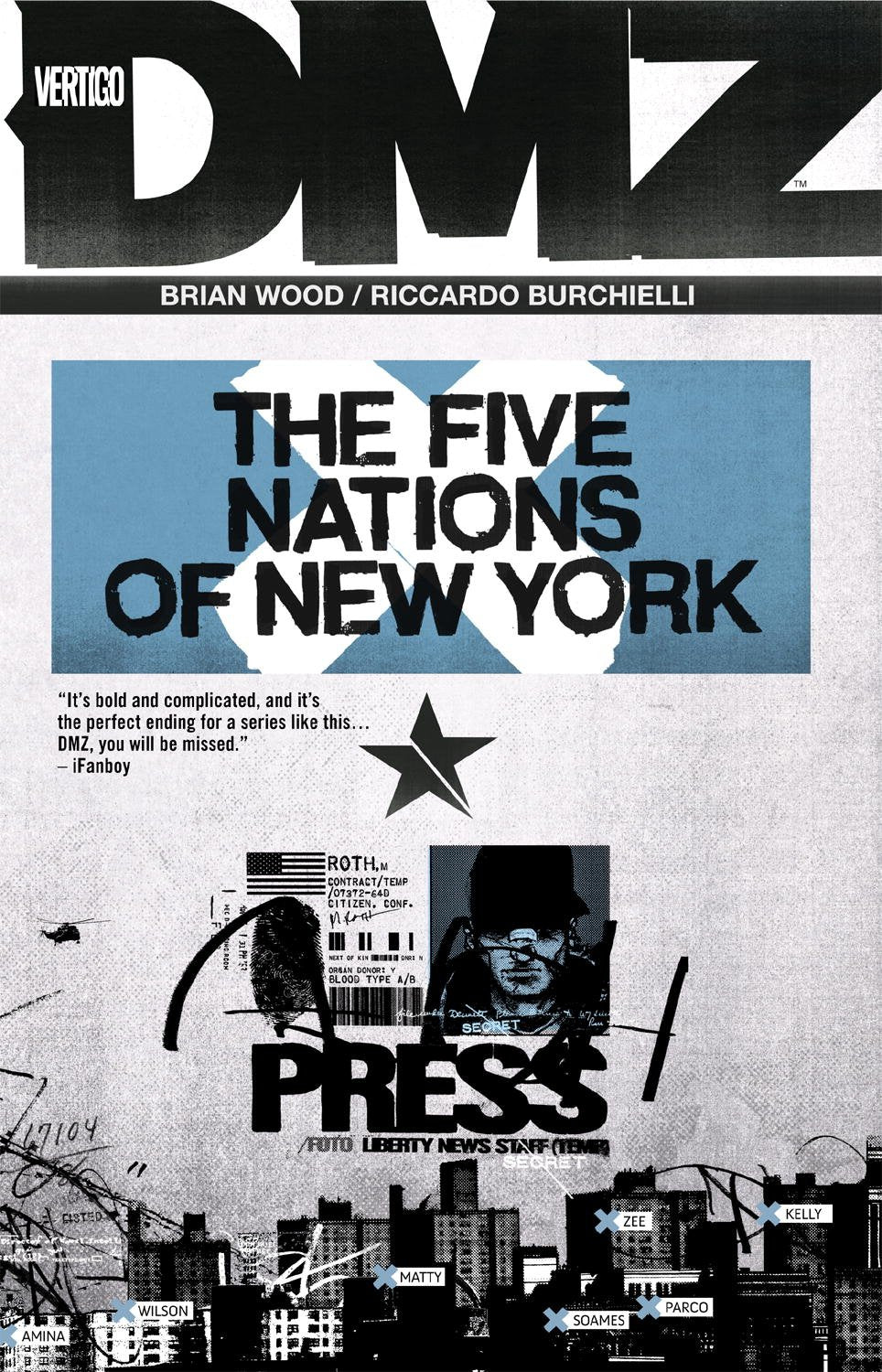 Dmz TP Vol 12 The Five Nations Of New York Contemporary literature