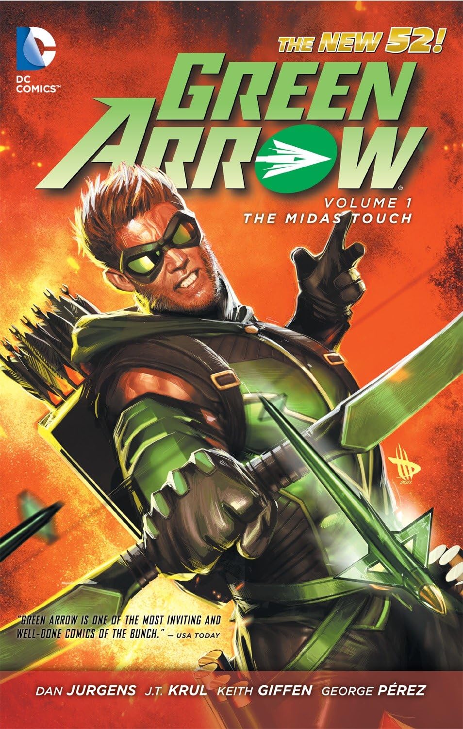 Green Arrow Vol. 1: The Midas Touch (The New 52) Manga
