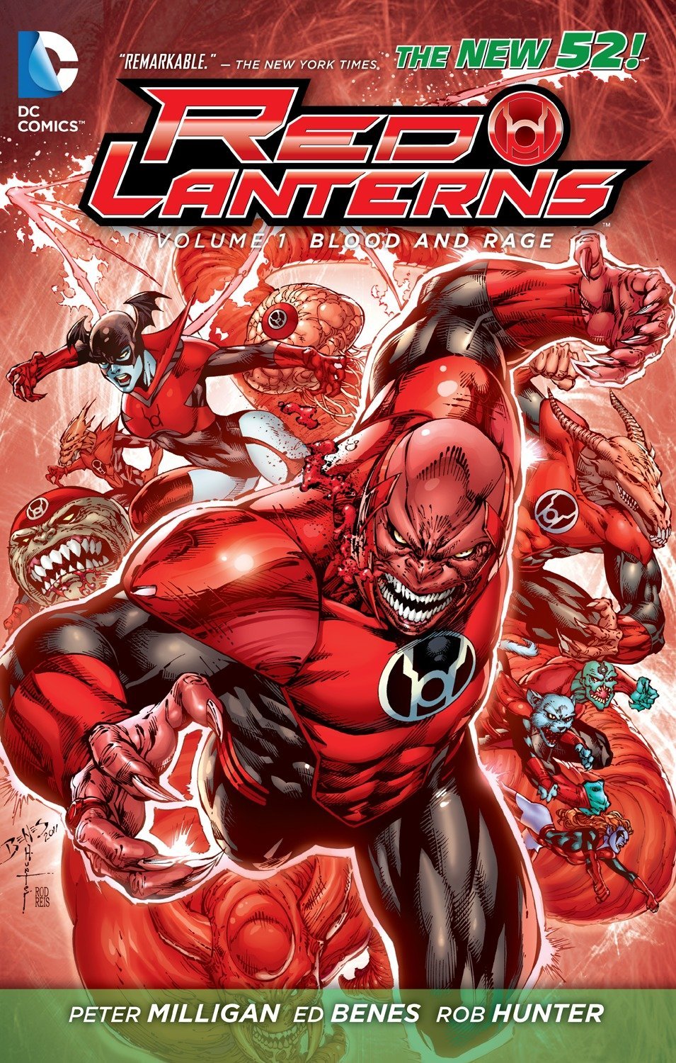 Red Lanterns Vol. 1: Blood and Rage (The New 52) Manga