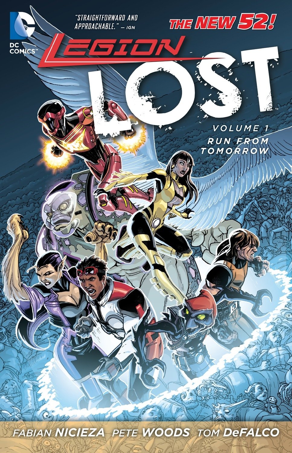 Legion Lost Vol. 1: Run From Tomorrow (The New 52) Manga