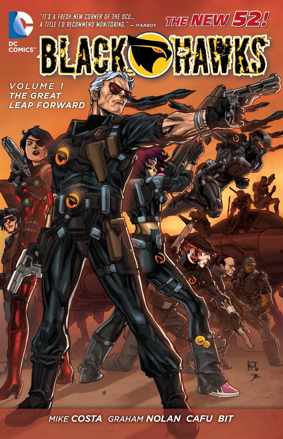 Blackhawks Vol. 1: The Great Leap Forward (The New 52) Manga