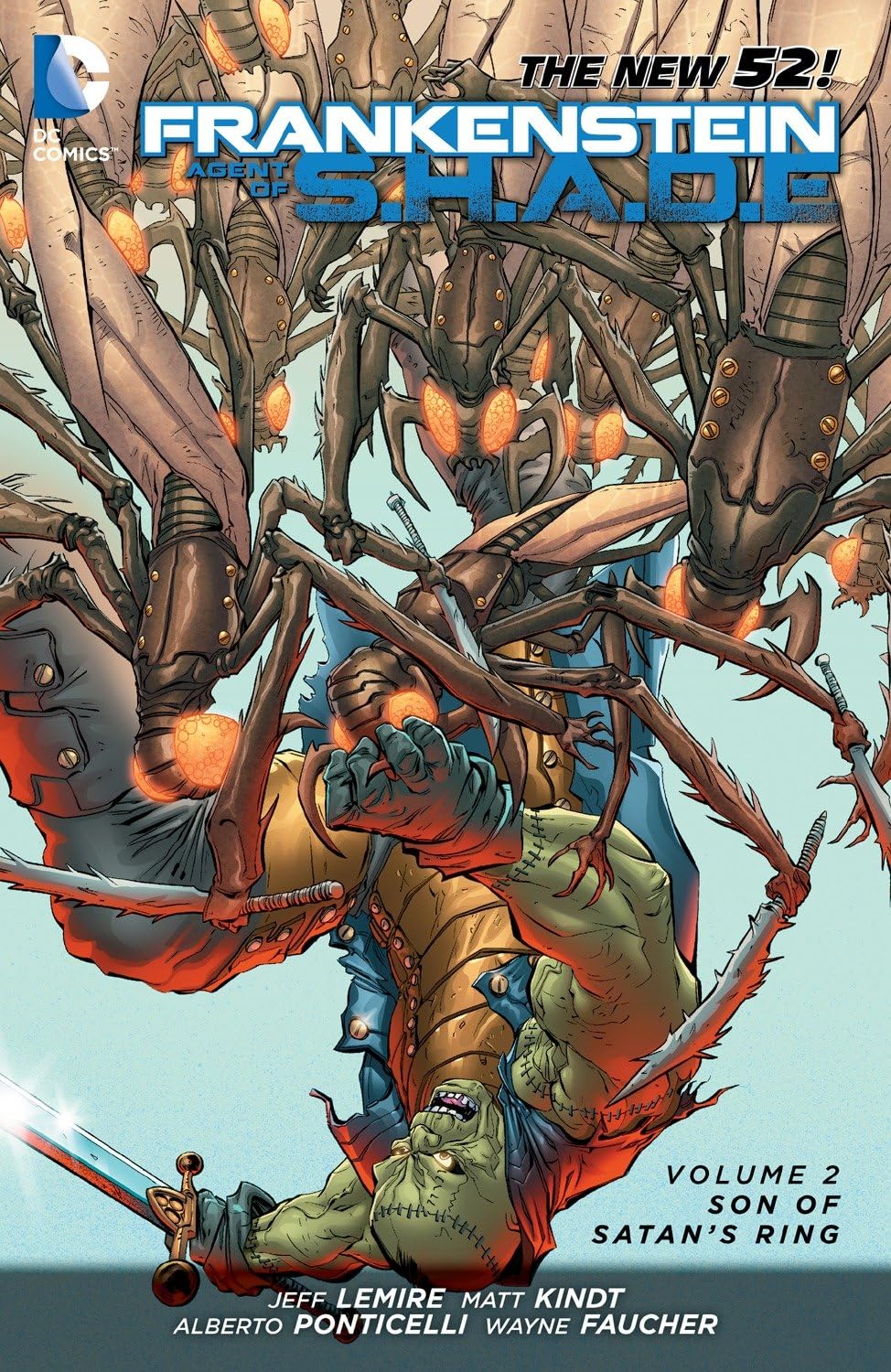 Frankenstein, Agent of S.H.A.D.E. Vol. 2: Son of Satan's Ring (The New 52): Secrets of the Dead (Frankenstein Agent of S.h.a.d.e., 2) Manga