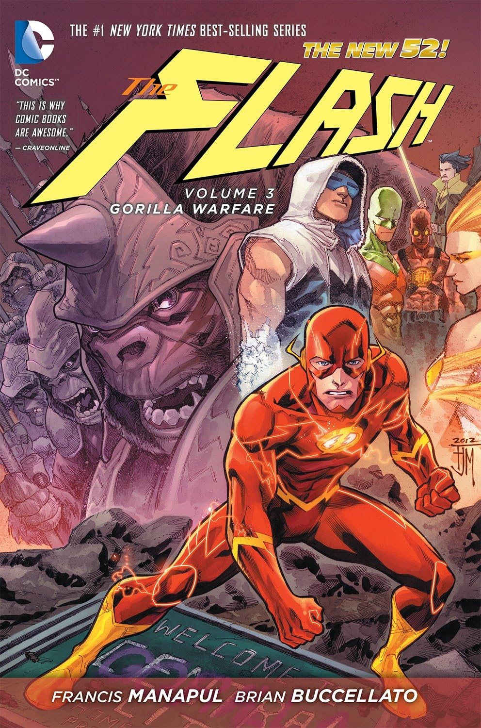 The Flash Vol. 3: Gorilla Warfare (The New 52) (Flash, 3, Band 3) Manga