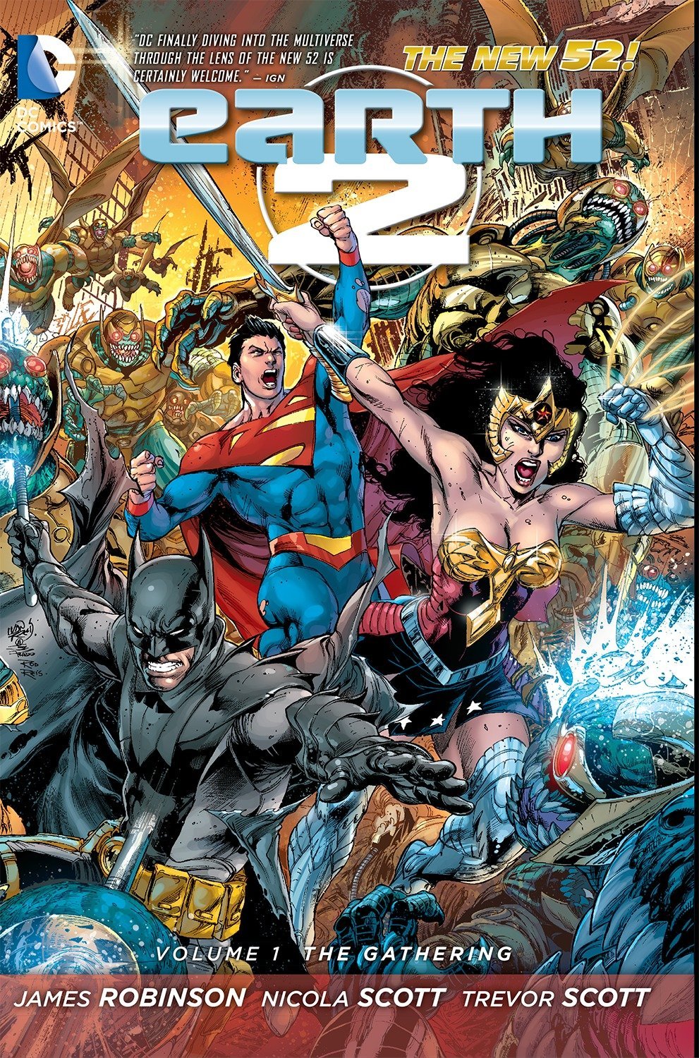 Earth 2 Vol. 1: The Gathering (The New 52) Manga