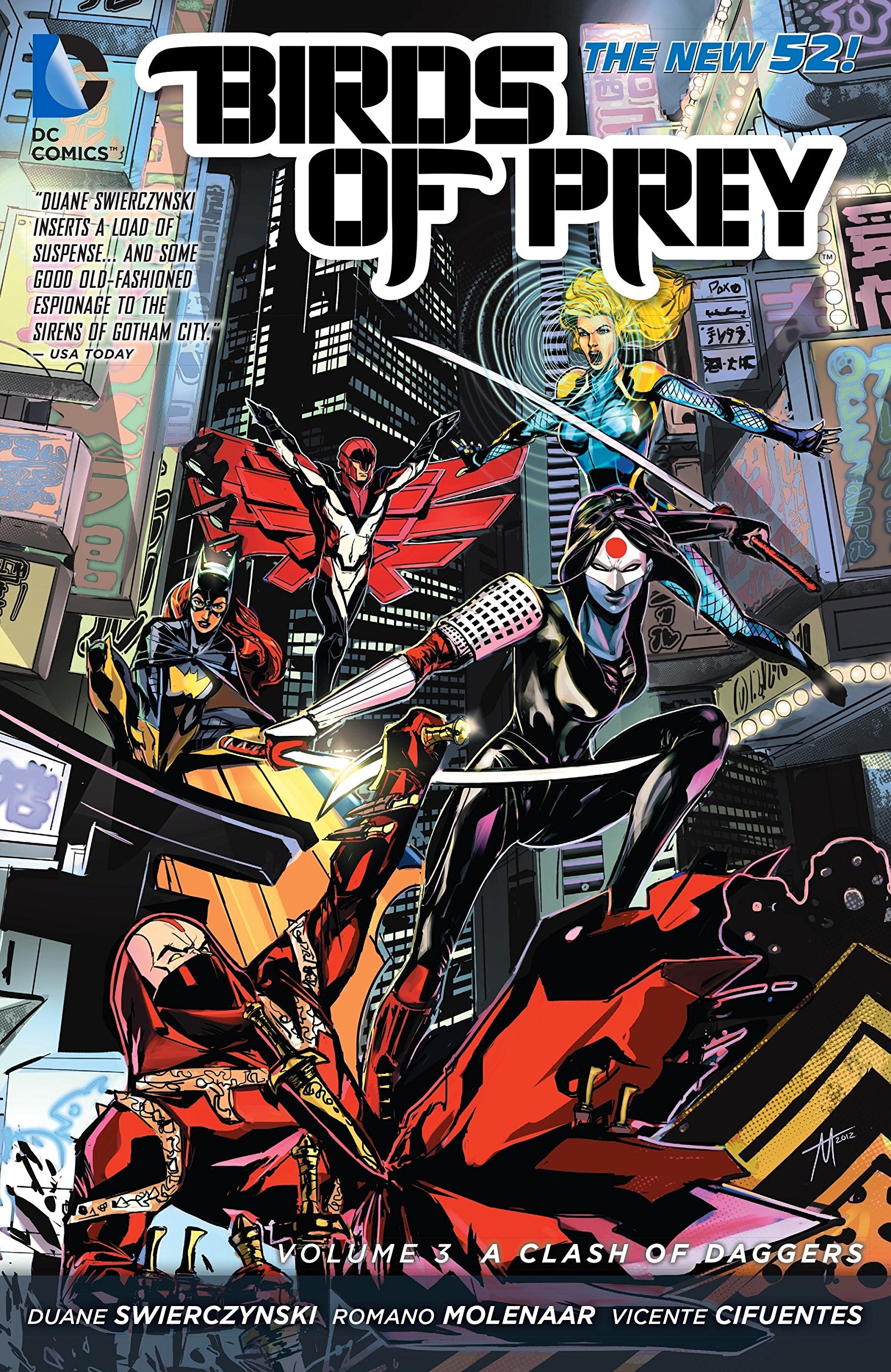 Birds of Prey 3: A Clash of Daggers (The New 52) Manga