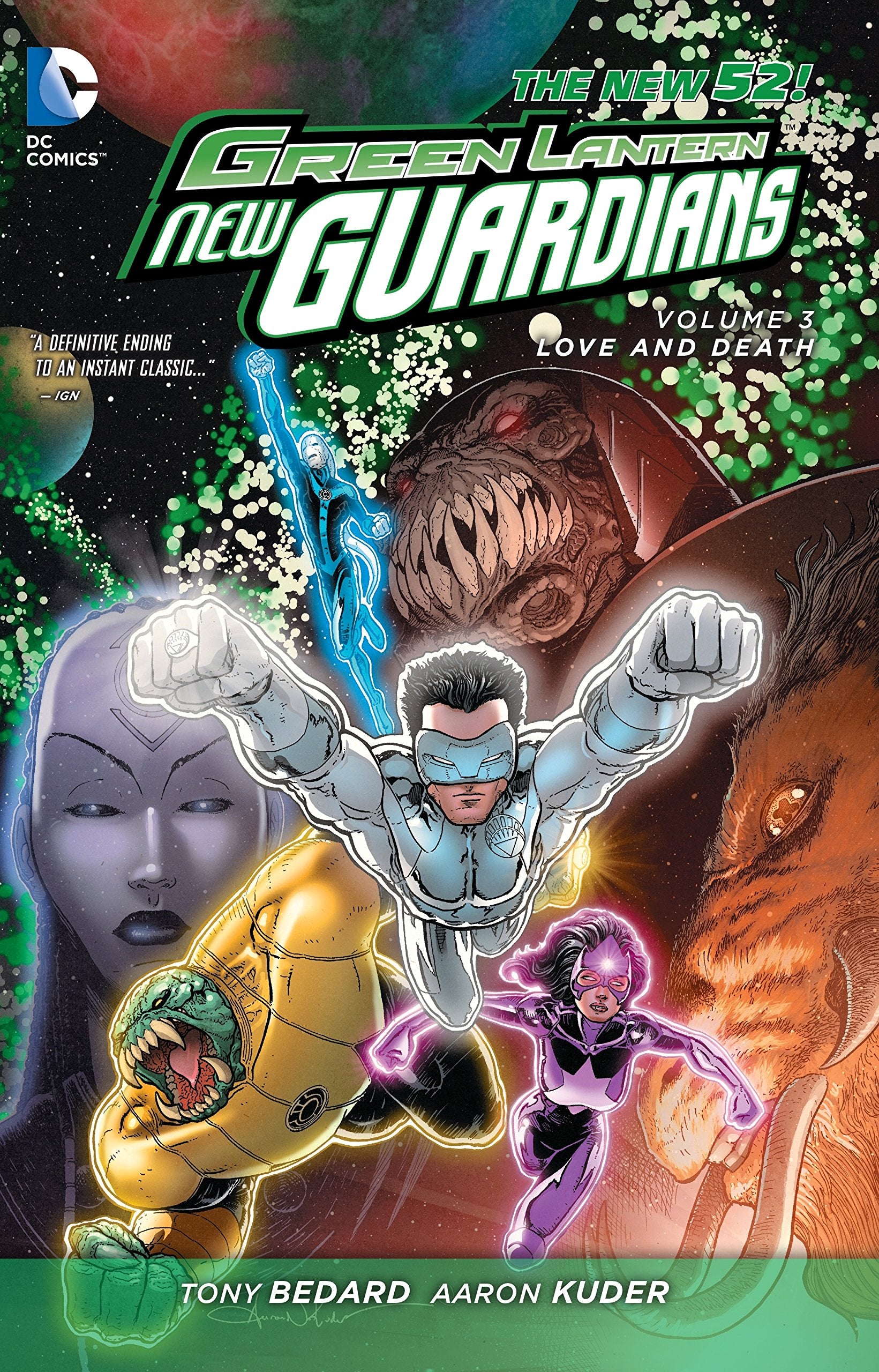 Green Lantern: New Guardians Vol. 3: Love & Death (The New 52) book
