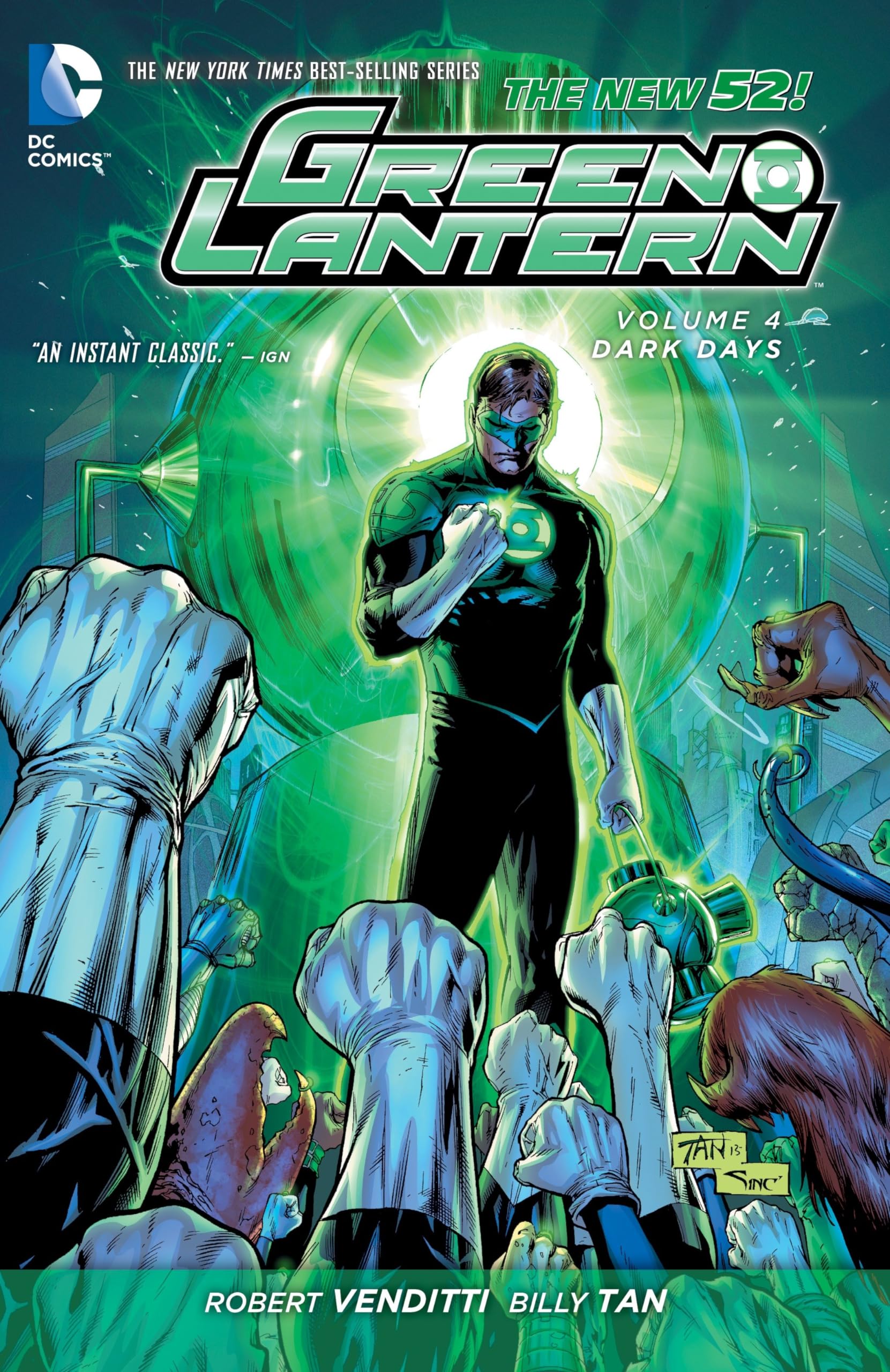 Green Lantern Vol. 4: Dark Days (The New 52) Manga