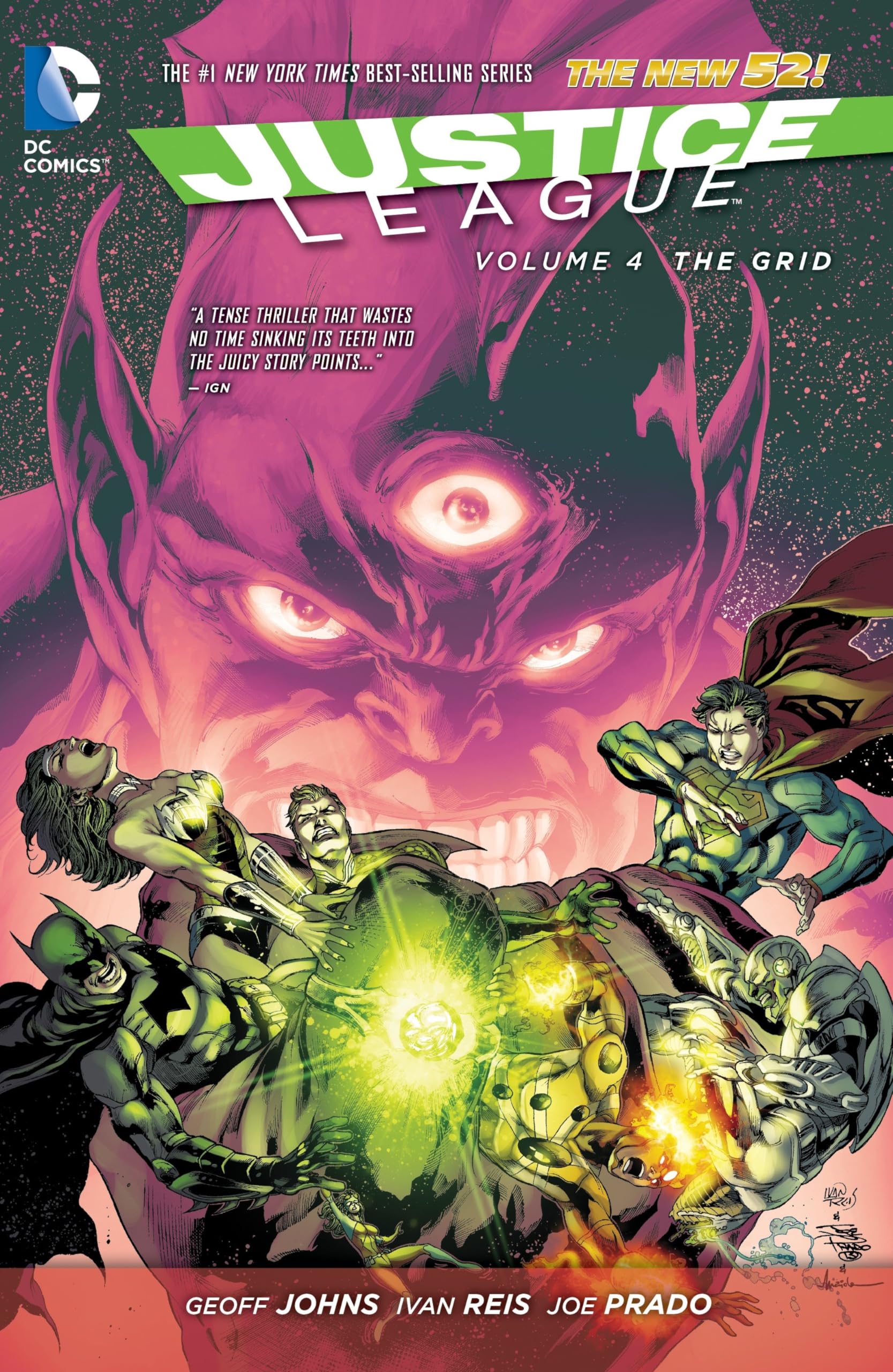 Justice League Vol. 4: The Grid (the New 52) Manga