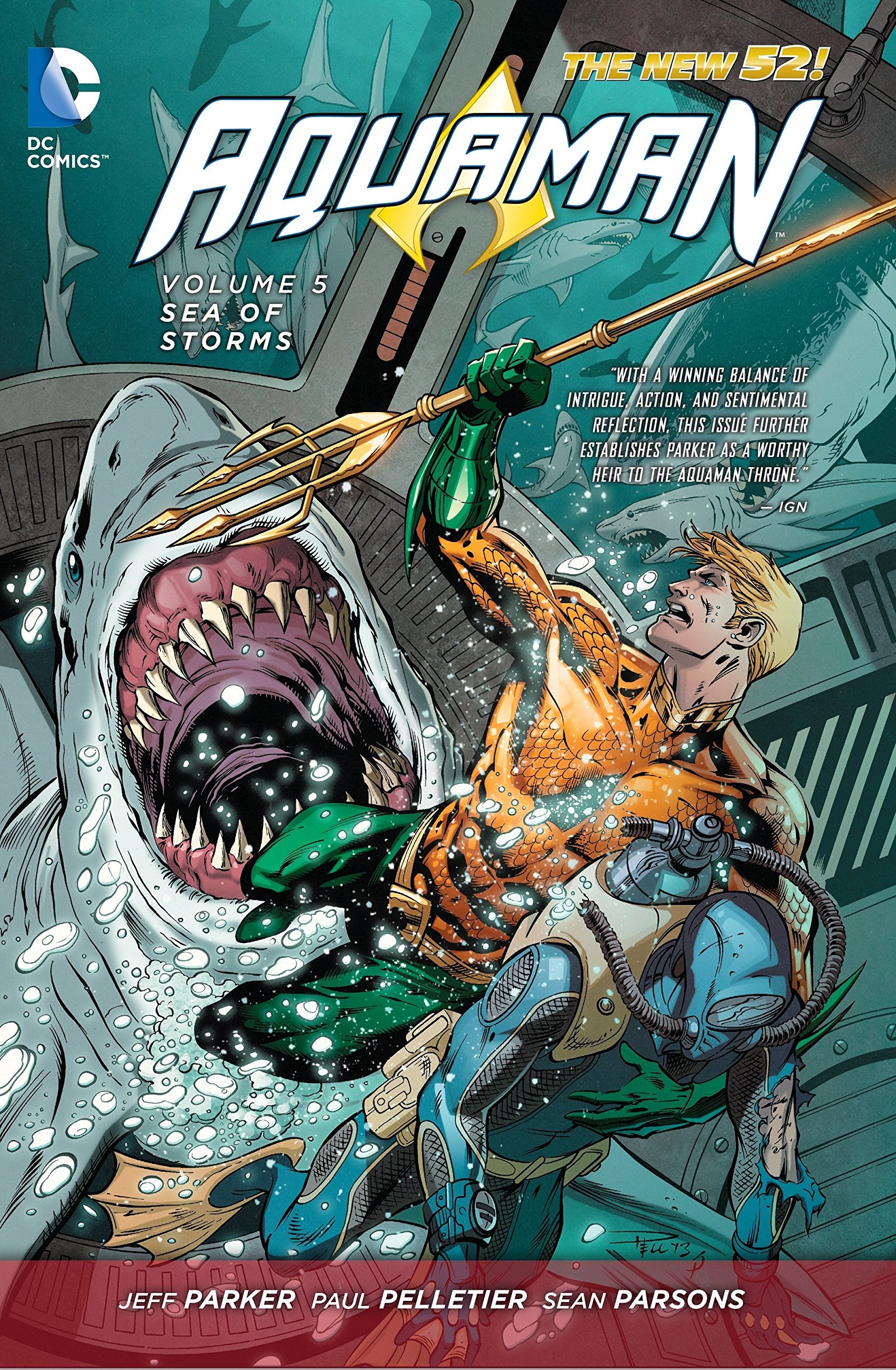 Aquaman Vol. 5 (The New 52): Sea of Storms (Aquaman: The New 52!, 5, Band 5) Manga