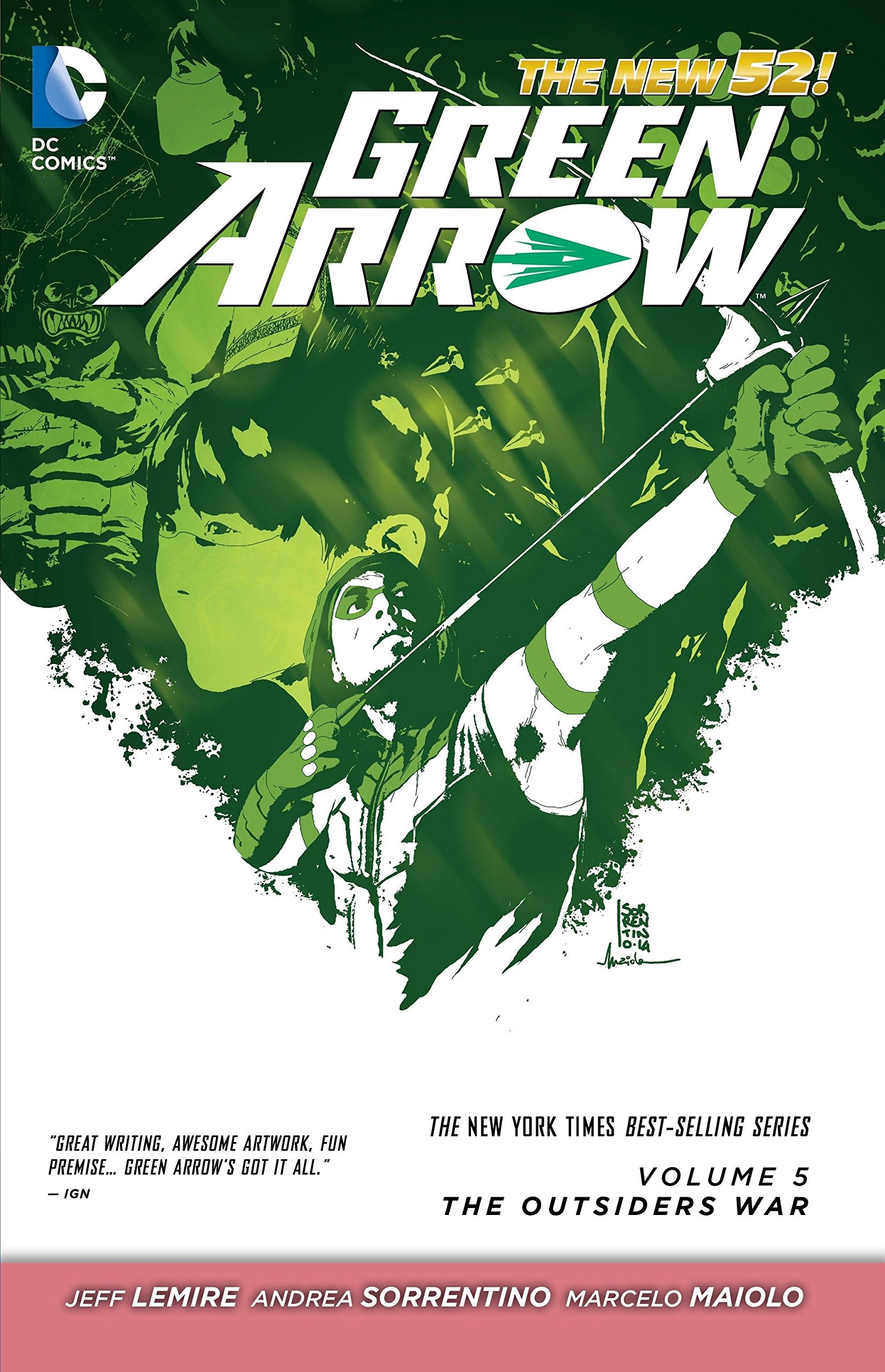 Green Arrow Vol. 5: The Outsiders War (The New 52) Manga