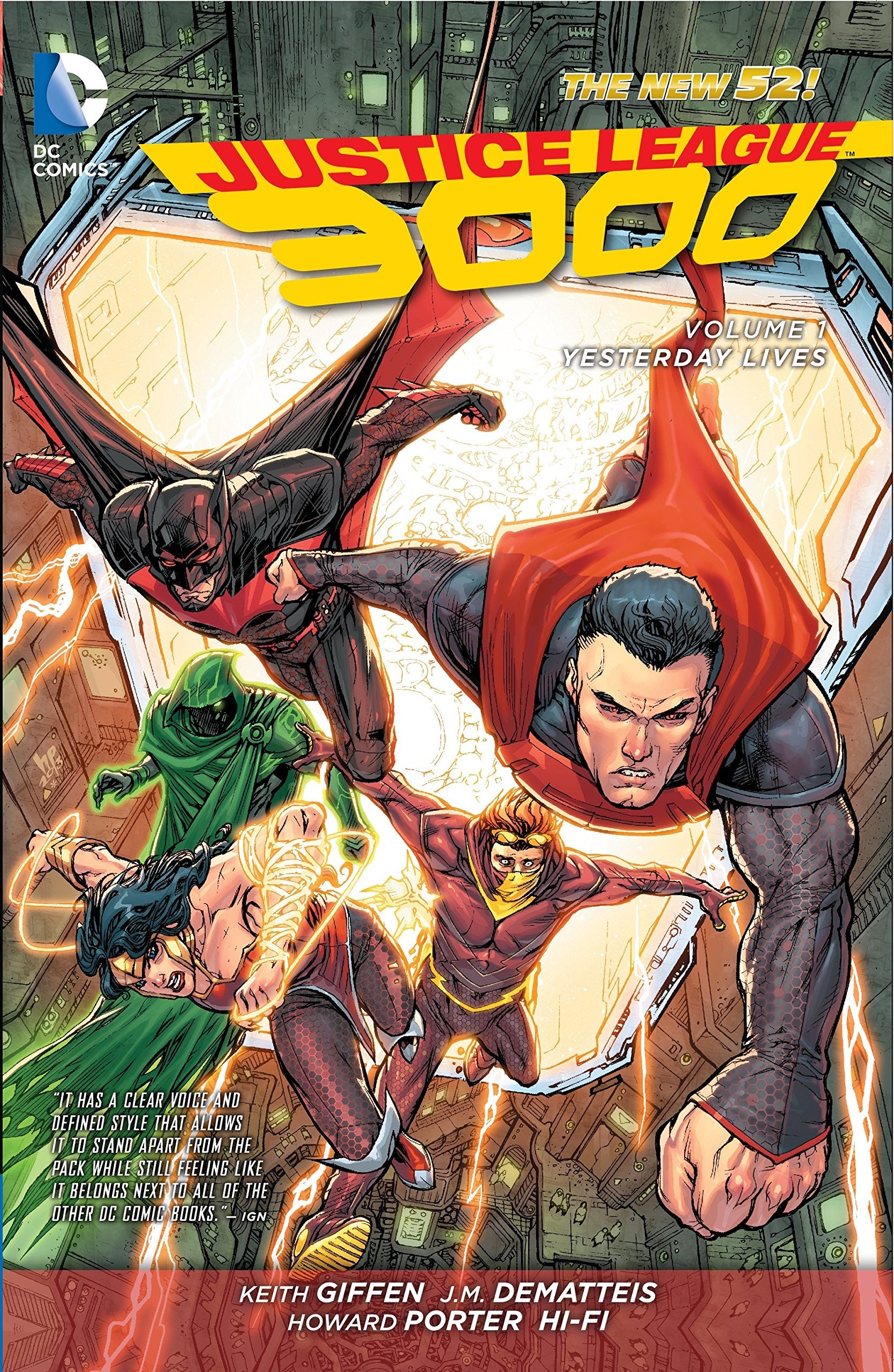 Justice League 3000 1: Yesterday Lives (Justice League of America) Manga