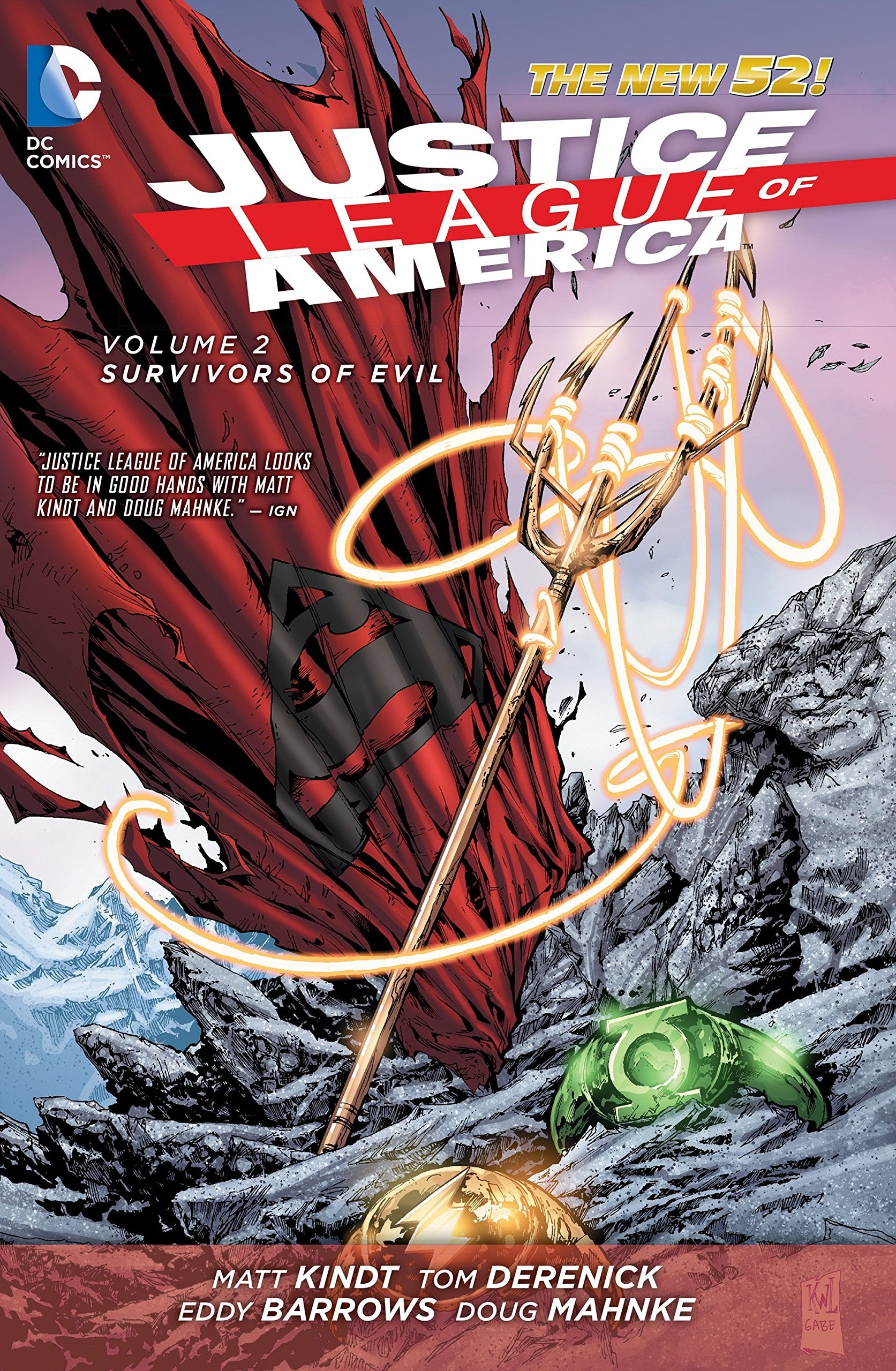 Justice League of America Vol. 2: Survivors of Evil (The New 52) Manga