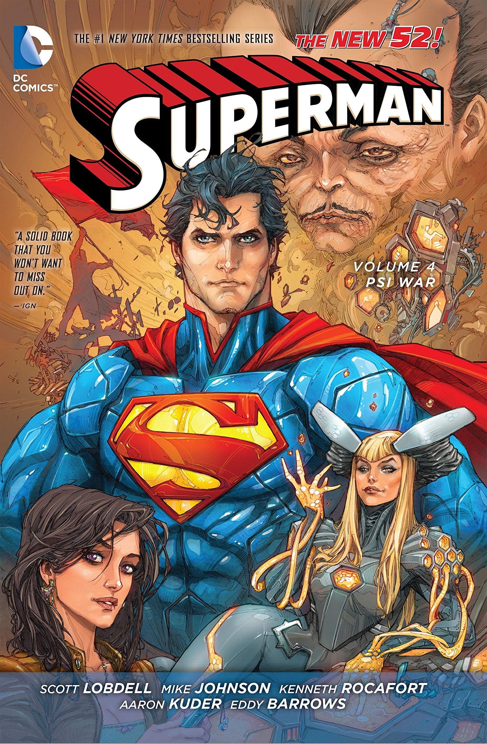 Superman Vol. 4: Psi-War (The New 52) Manga