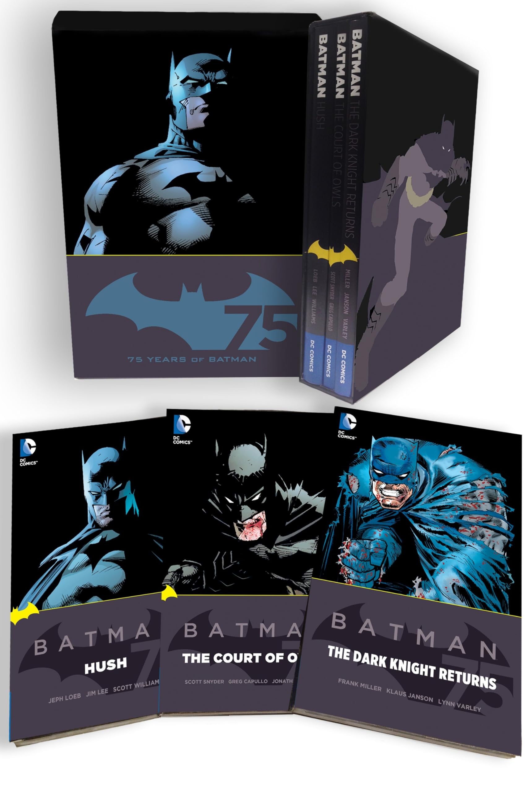 Batman 75th Anniversary Box Set: The Dark Knight Returns; Batman: Hush; Batman: The Court of Owls Manga