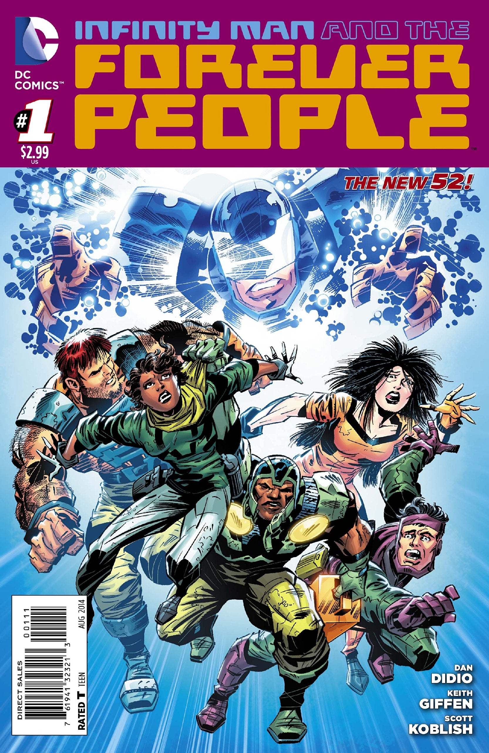 Infinity Man and the Forever People Vol. 1: Planet of the Humans (The New 52) Superheroes