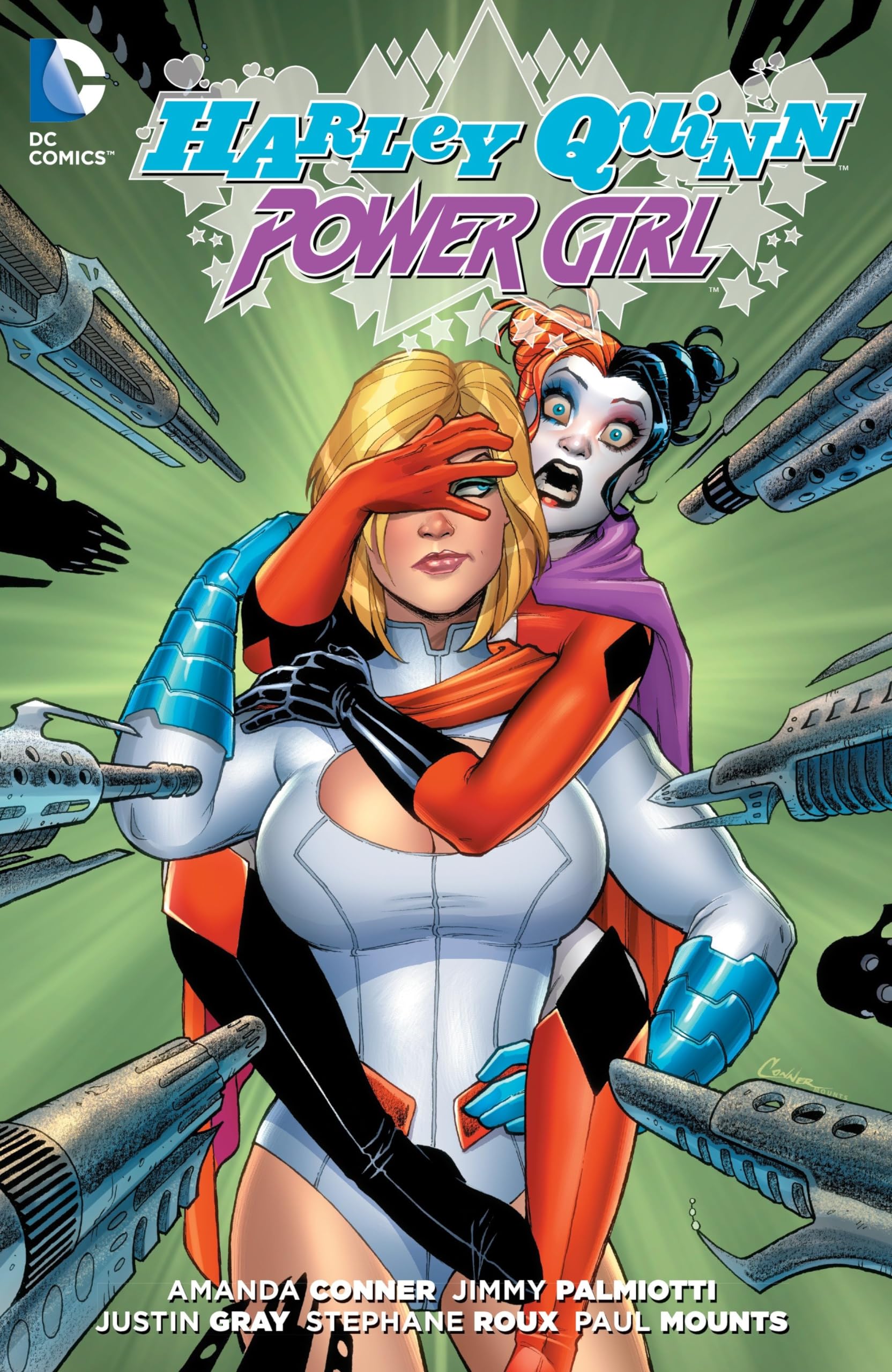 Harley Quinn and Power Girl Manga