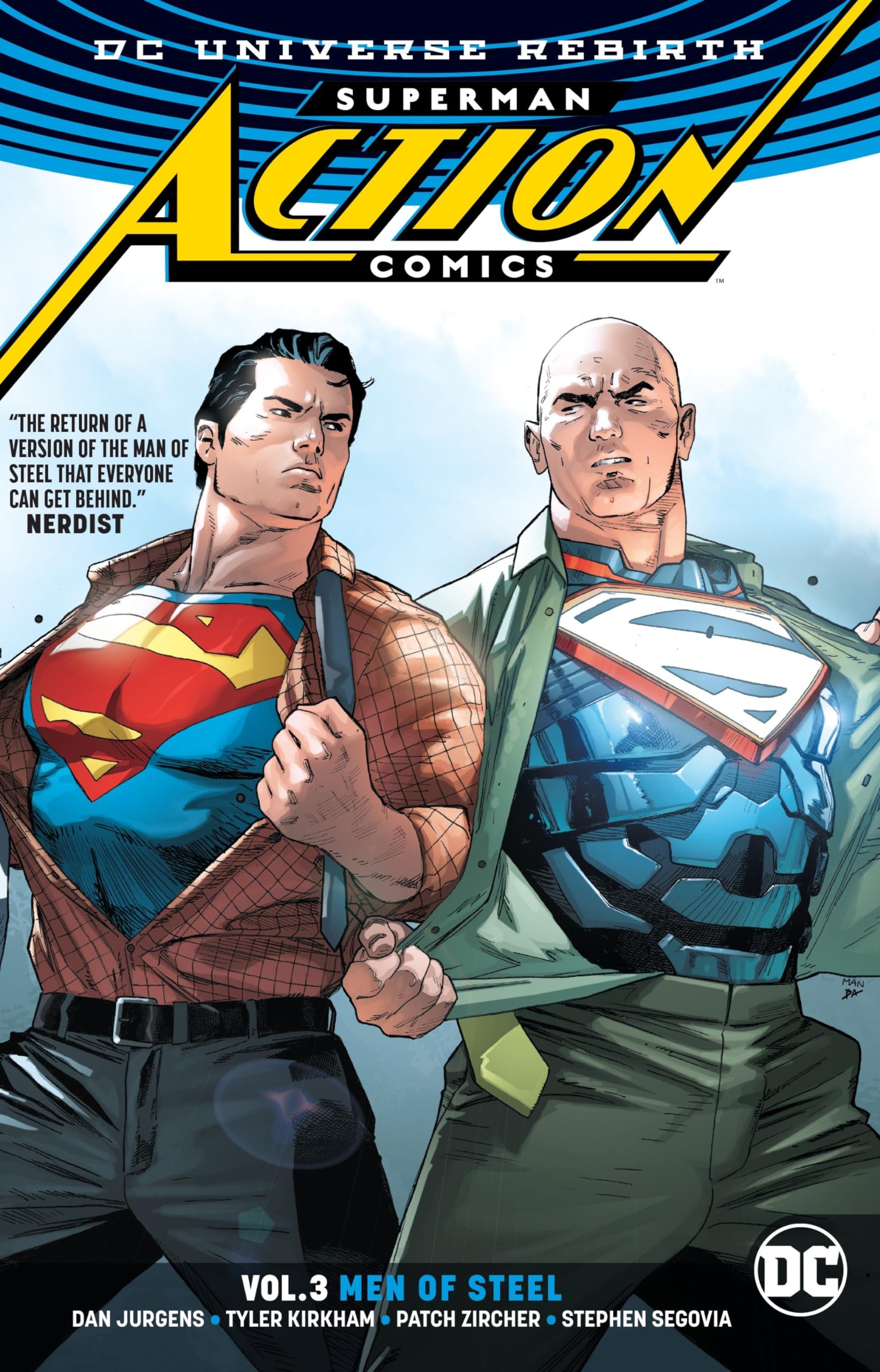 Superman: Action Comics Vol. 3: Men of Steel (Rebirth) (Superman Action Comics: DC Universe Rebirth) Manga