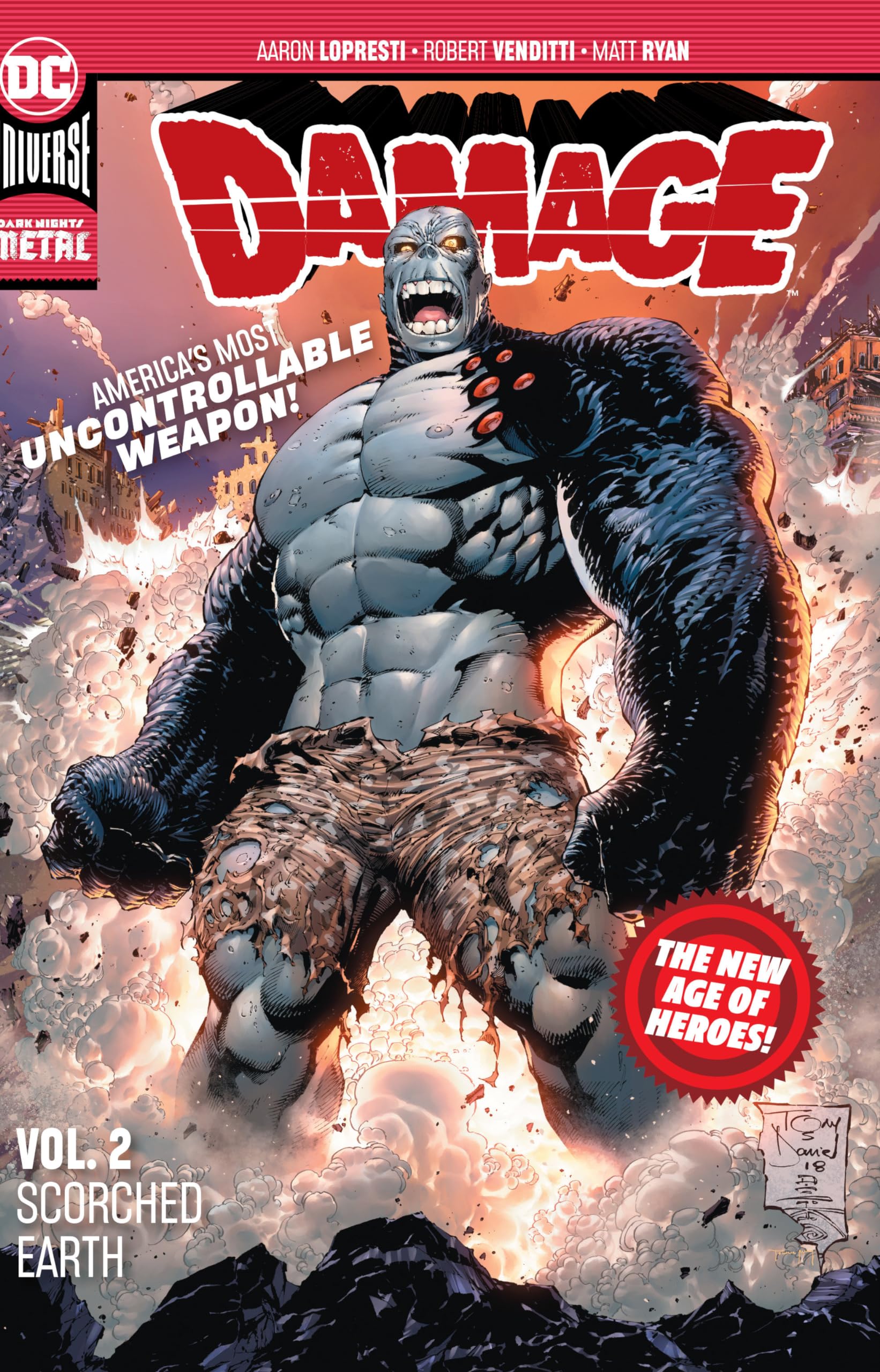 Damage Vol. 2: Scorched Earth (New Age of Heroes) Manga