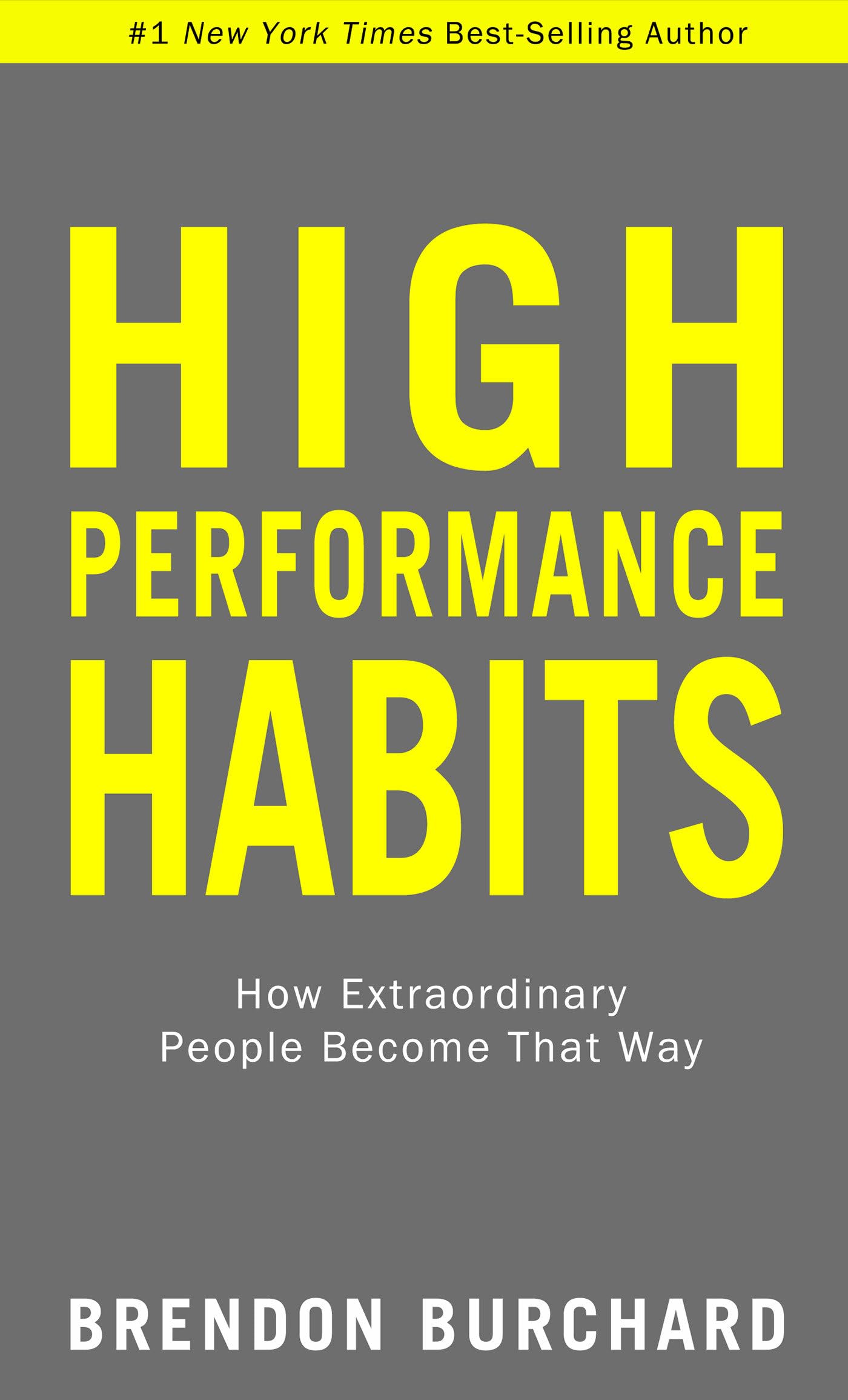 Product Image: Burchard, B: HIGH PERFORMANCE HABITS