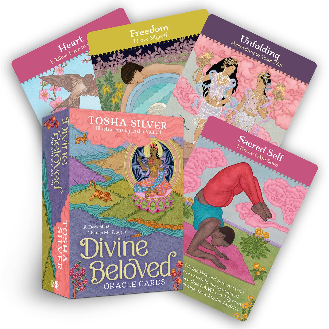 The Divine Beloved Oracle Cards: A Deck of 52 Change Me Prayers Lifestyle