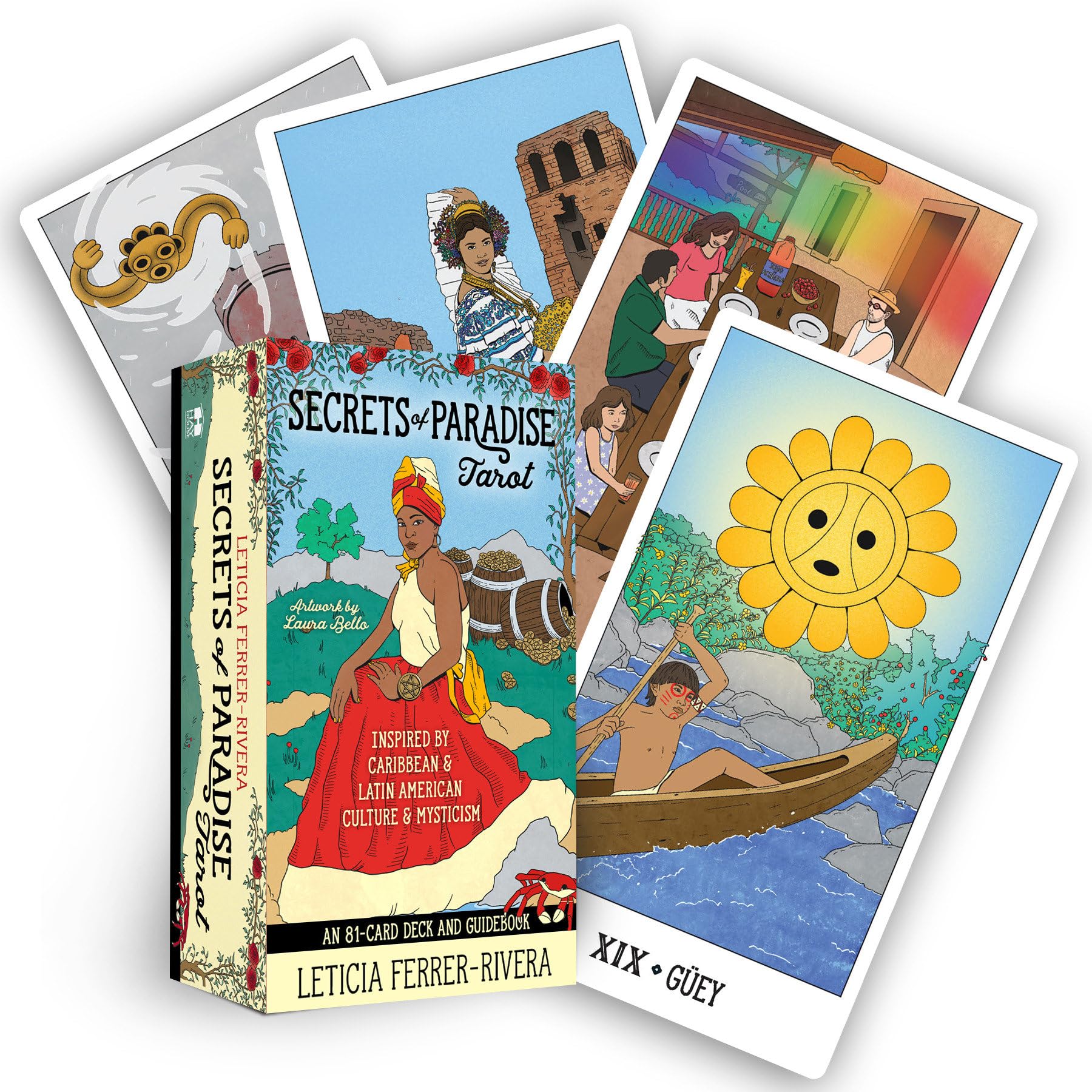 Secrets of Paradise Tarot: An 81-card Deck & Guidebook Inspired by Caribbean & Latin American Culture & Mys Ticism Social Sciences