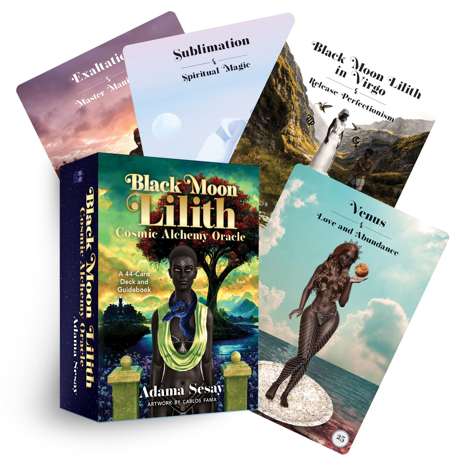 Black Moon Lilith Cosmic Alchemy Oracle: A 44-card Deck and Guidebook Religion & Esotericism