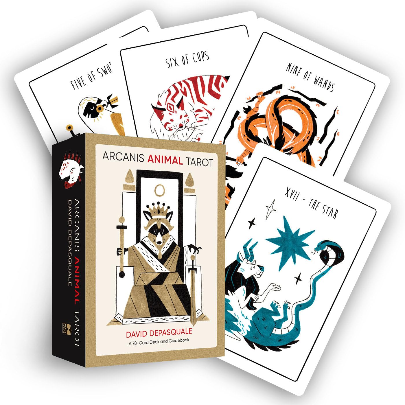 Arcanis Animal Tarot: A 78-card Deck and Guidebook book