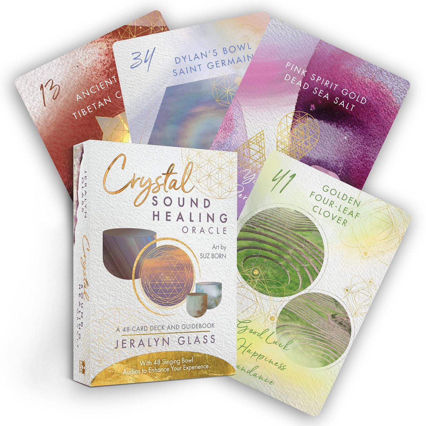 Crystal Sound Healing Oracle: A 48-card Deck and Guidebook With 48 Singing Bowl Audios to Enhance Your Experience Lifestyle