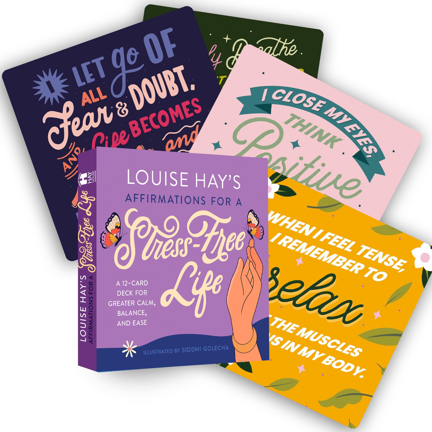 Louise Hay's Affirmations for a Stress-free Life: A 12-card Deck for Greater Calm, Balance, and Ease Business, Finance & Career