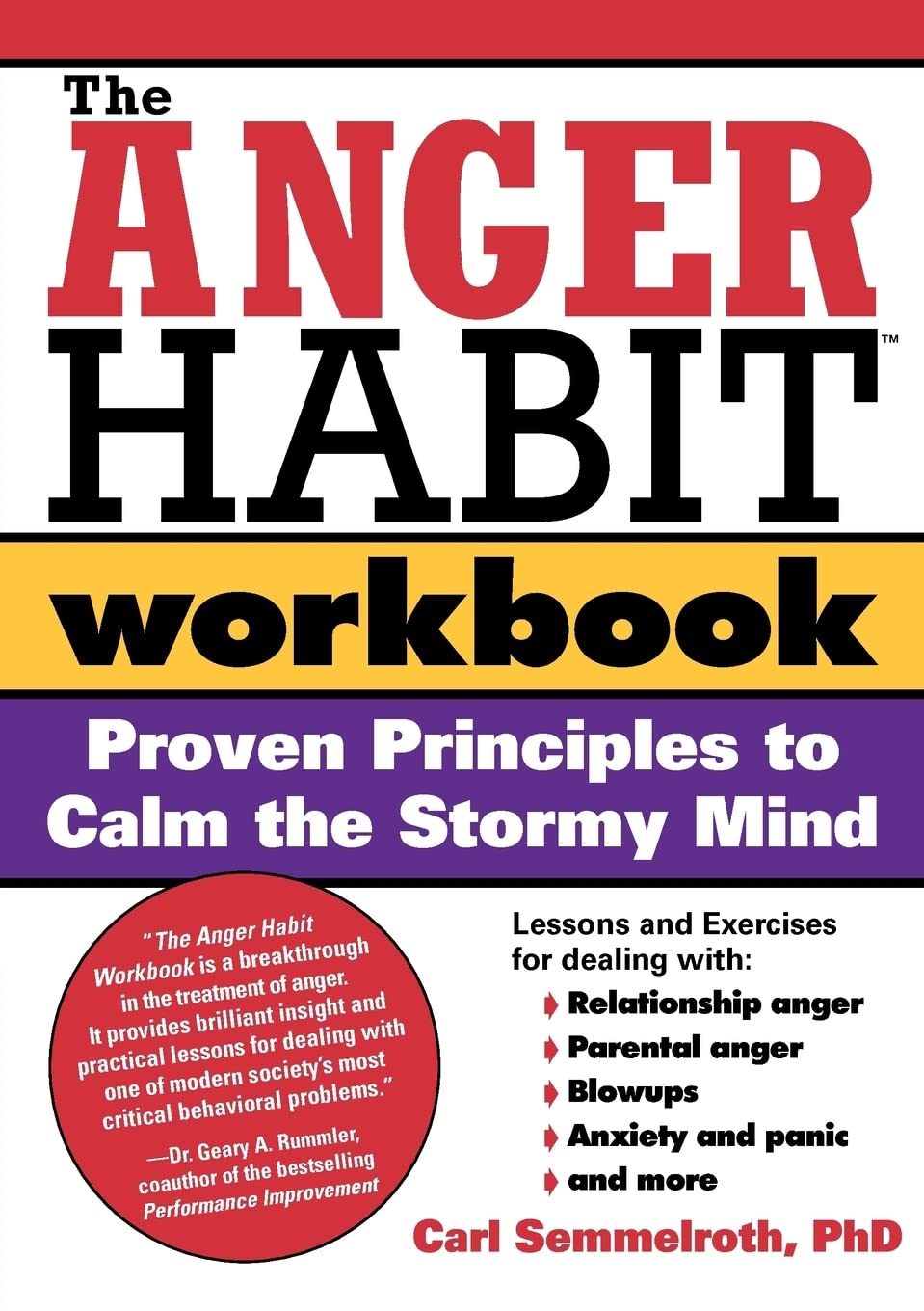 Product Image: The Anger Habit Workbook