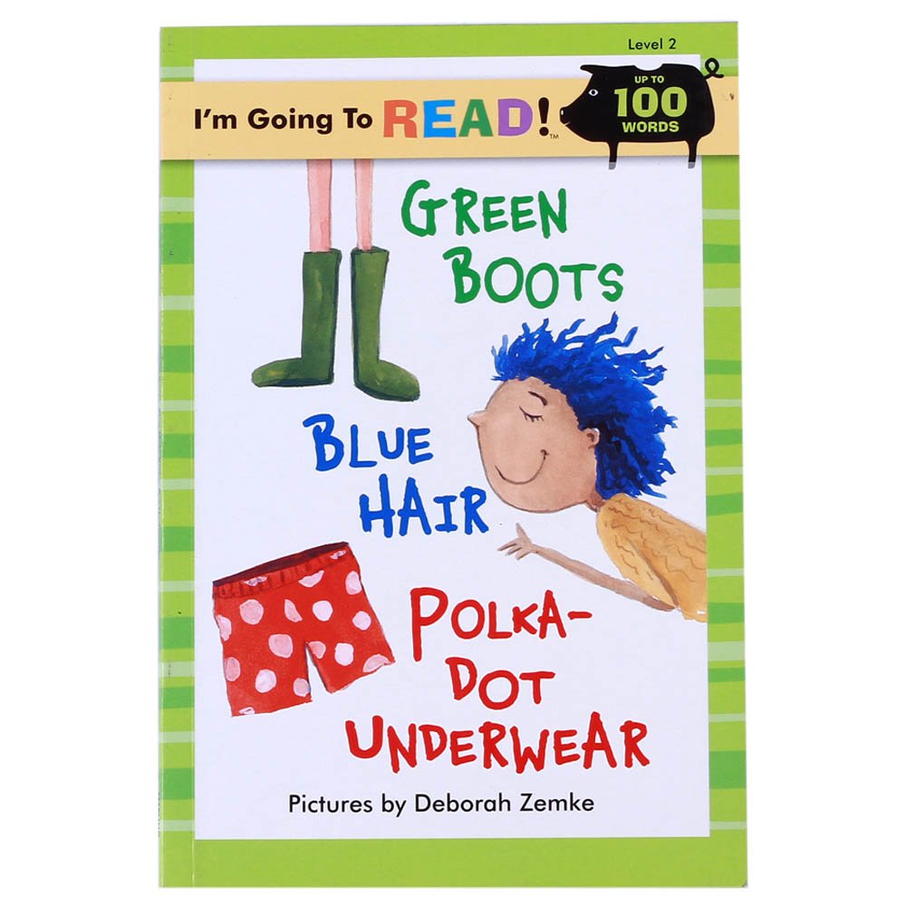 Green Boots, Blue Hair, Polka-dot Underwear (I'm Going to Read, Level 2) Novels & Short Stories