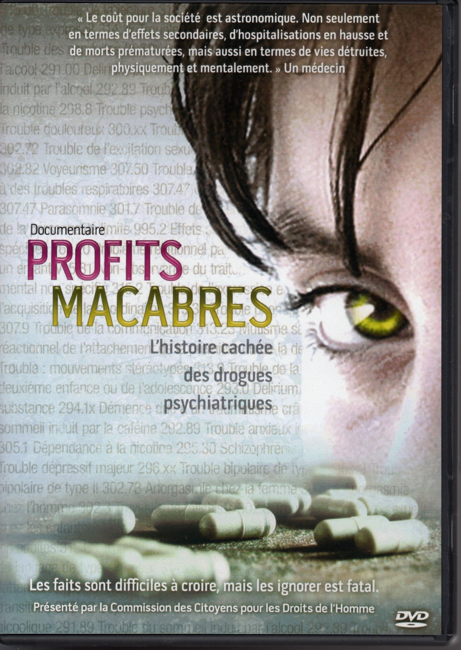 Profits Macabres (DVD). L'histoire cachée des drogues psychiatriques. Movies
