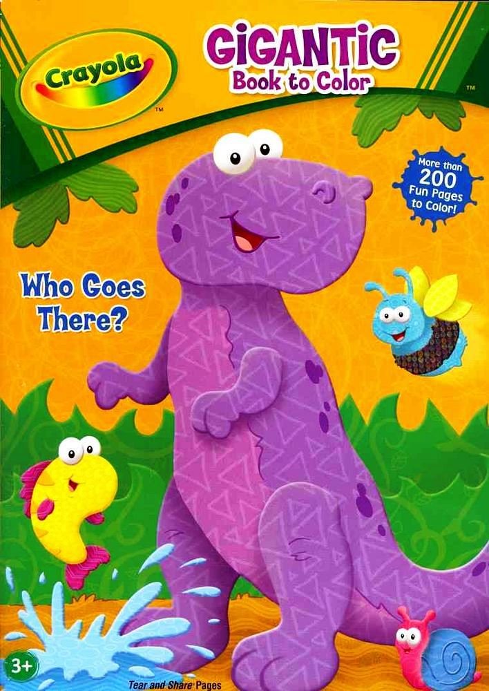 Crayola Who goes there?: Gigantic Book to Color Novels & Short Stories