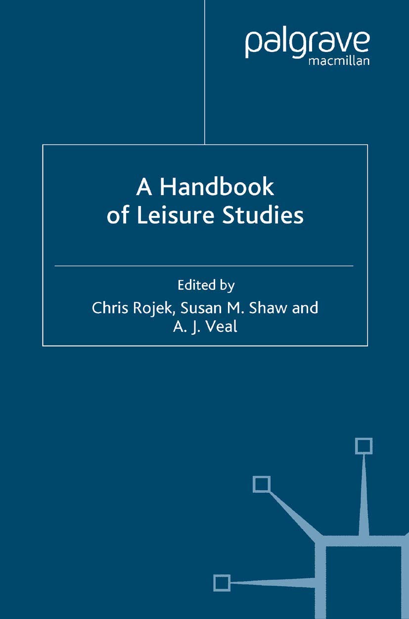 A Handbook of Leisure Studies Medicine Books