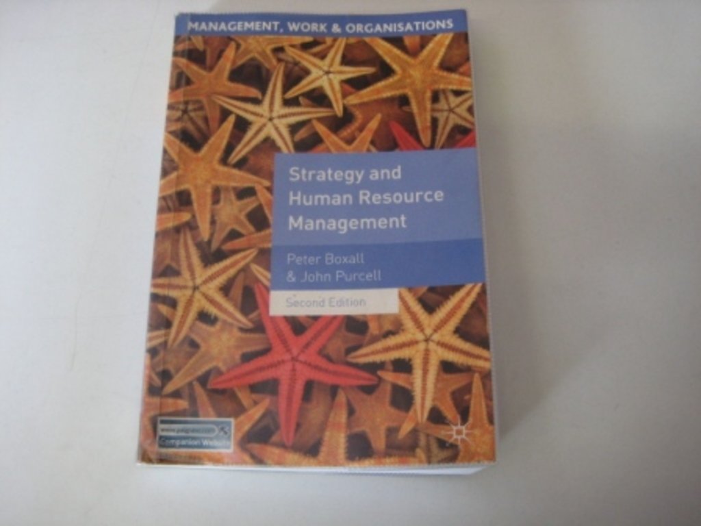 Strategy and Human Resource Management: Management, Work, & Organisations (Management, Work And Organisations) Law