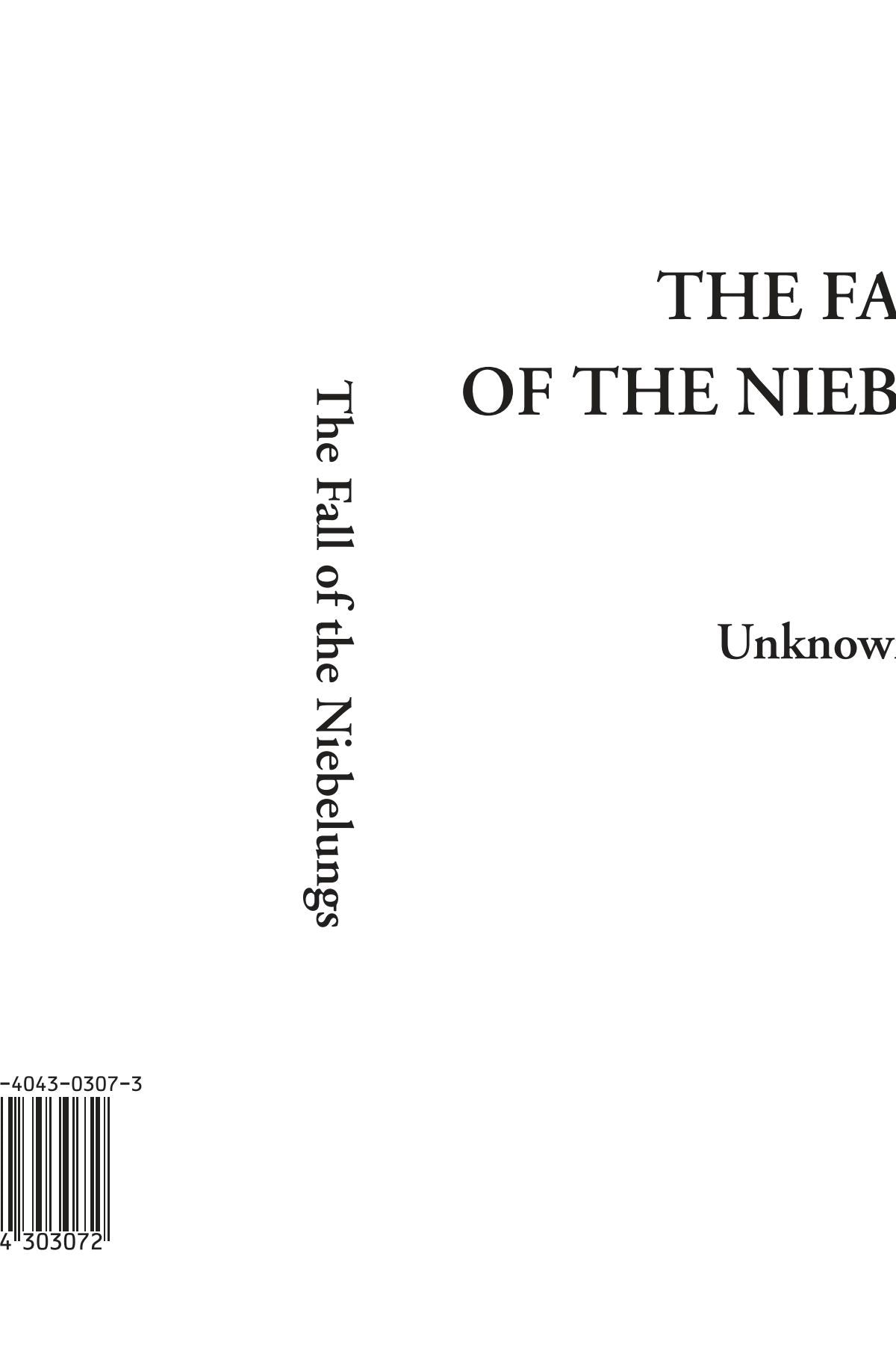 The Fall of the Niebelungs Contemporary literature