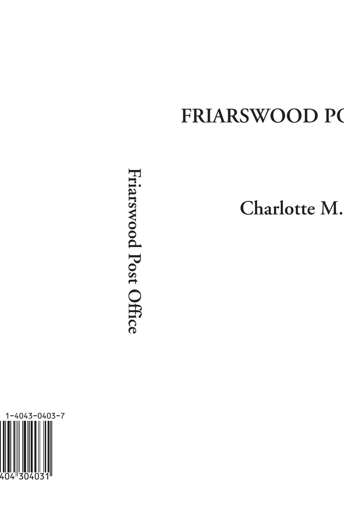 Friarswood Post Office Contemporary literature