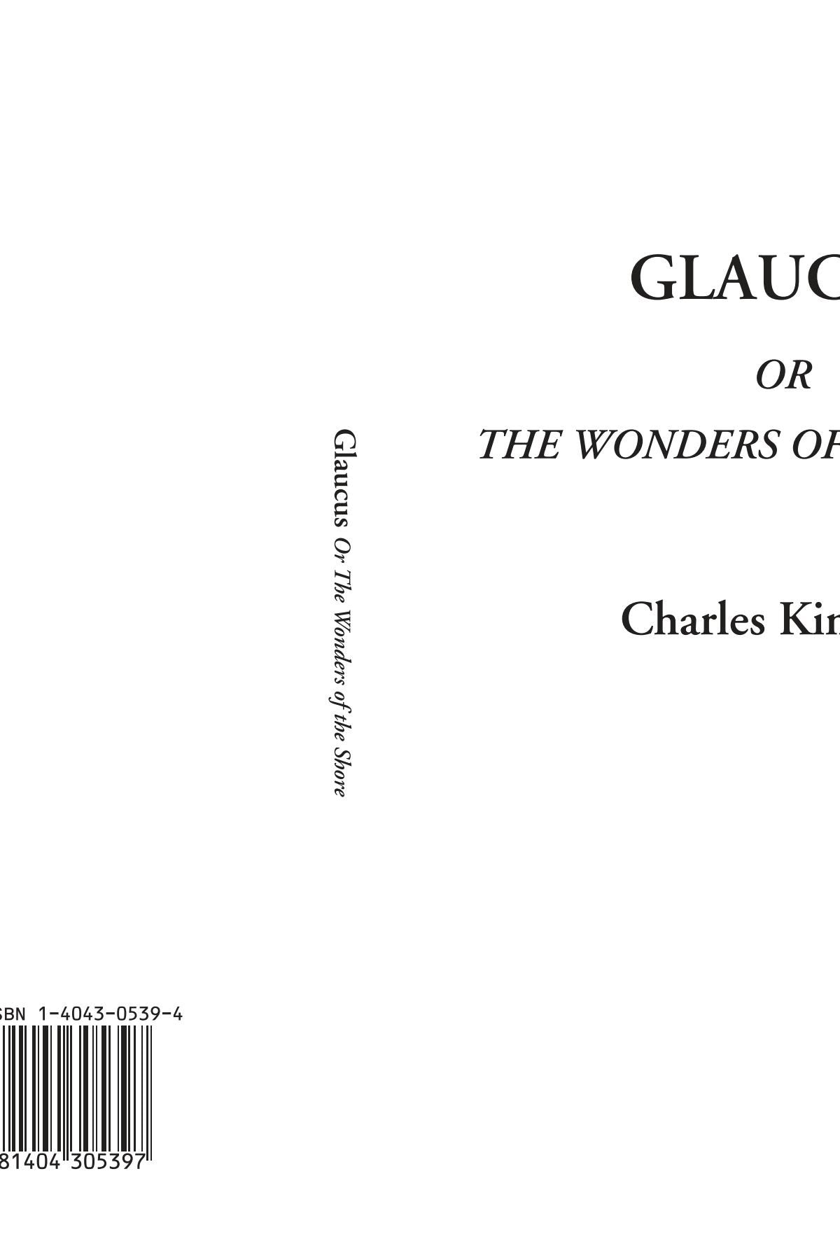 Glaucus Or The Wonders of the Shore Contemporary literature