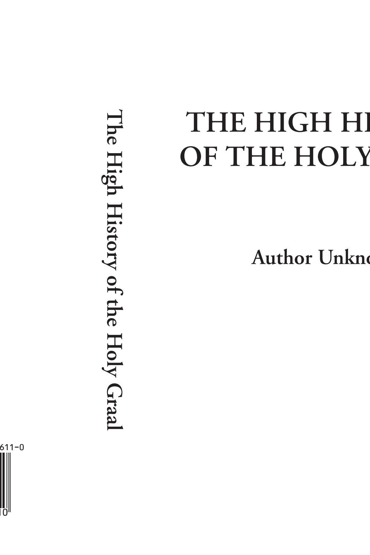 The High History of the Holy Graal Classics
